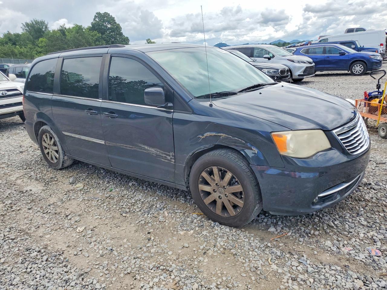 2013 Chrysler Town & Country Touring Blue vin: 2C4RC1BG4DR768087
