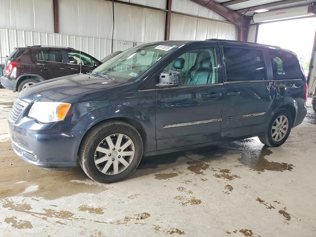 2013 Chrysler Town & Country Touring Blue vin: 2C4RC1BG4DR778232