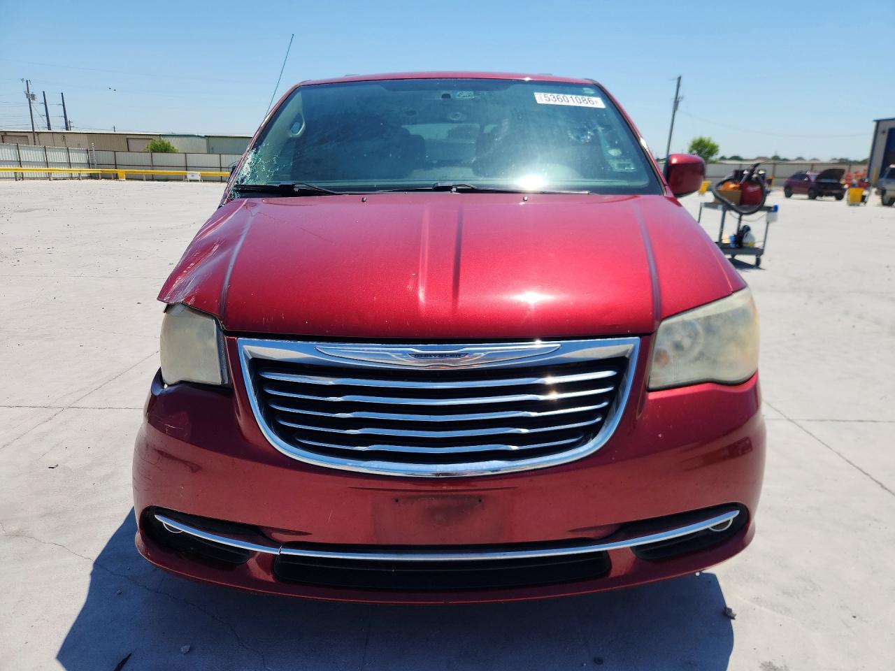 2013 Chrysler Town & Country Touring Red vin: 2C4RC1BG4DR778618