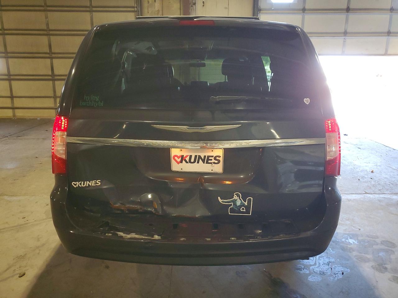 2013 Chrysler Town & Country Touring Синий vin: 2C4RC1BG4DR802383