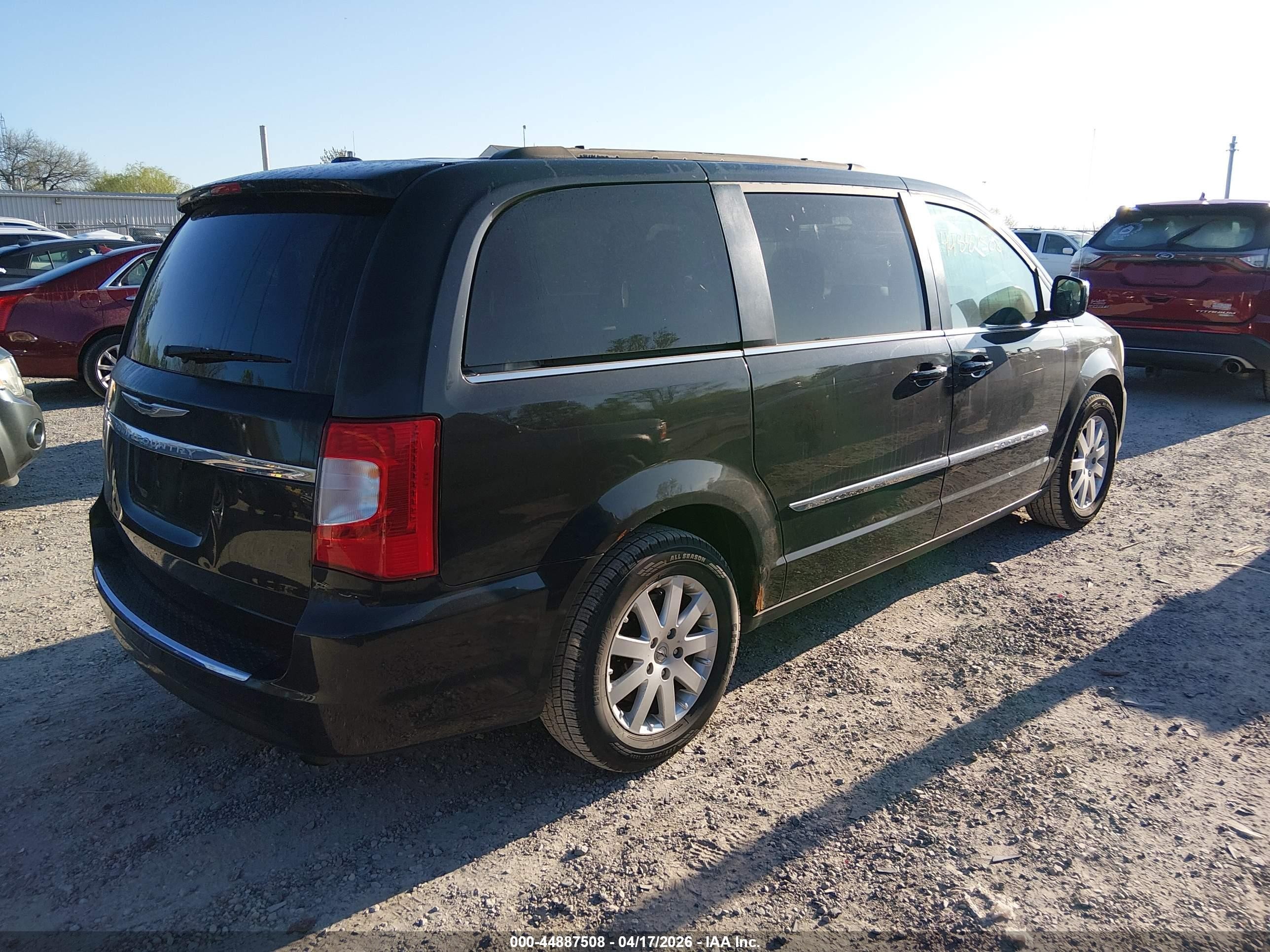 2014 Chrysler Town & Country Touring Black vin: 2C4RC1BG4ER111730