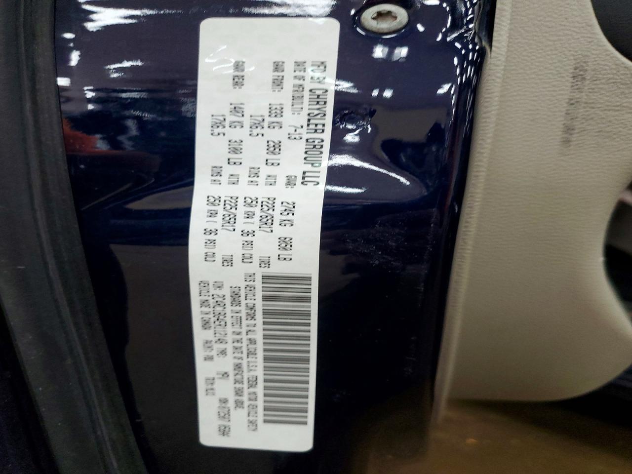 2014 Chrysler Town & Country Touring Blue vin: 2C4RC1BG4ER112148
