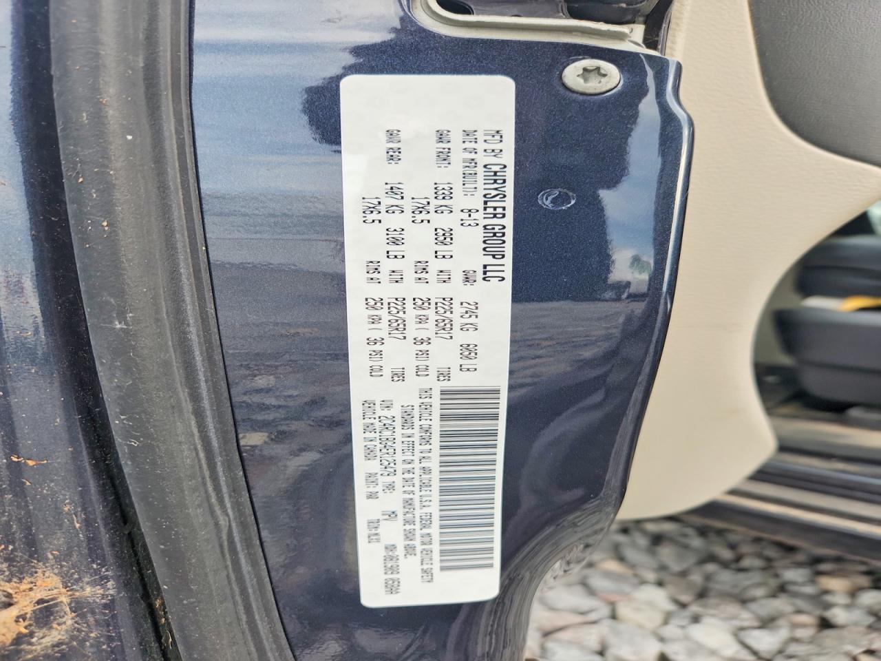 2014 Chrysler Town & Country Touring Gray vin: 2C4RC1BG4ER125479