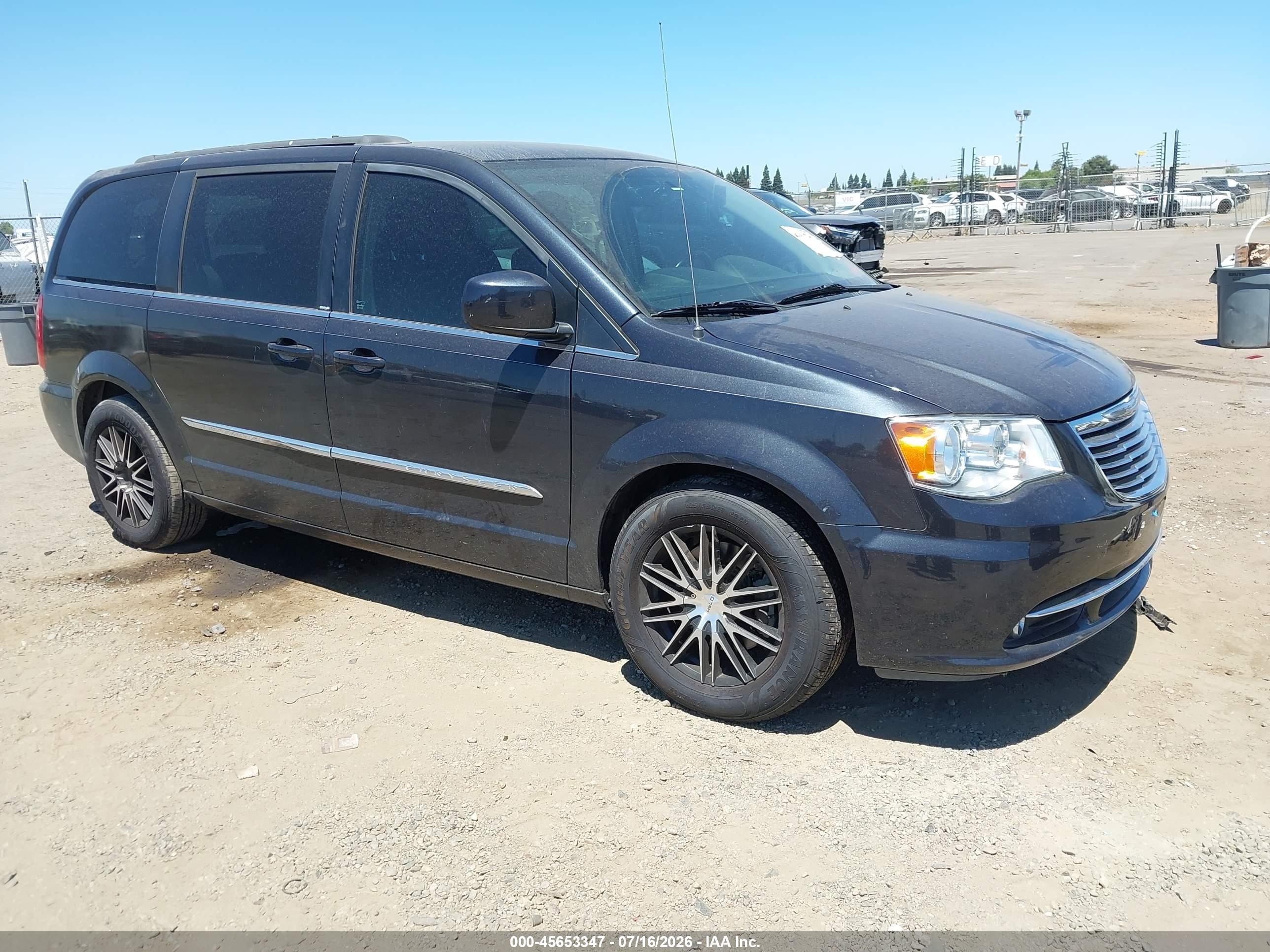 2014 Chrysler Town & Country Touring Gray vin: 2C4RC1BG4ER126079
