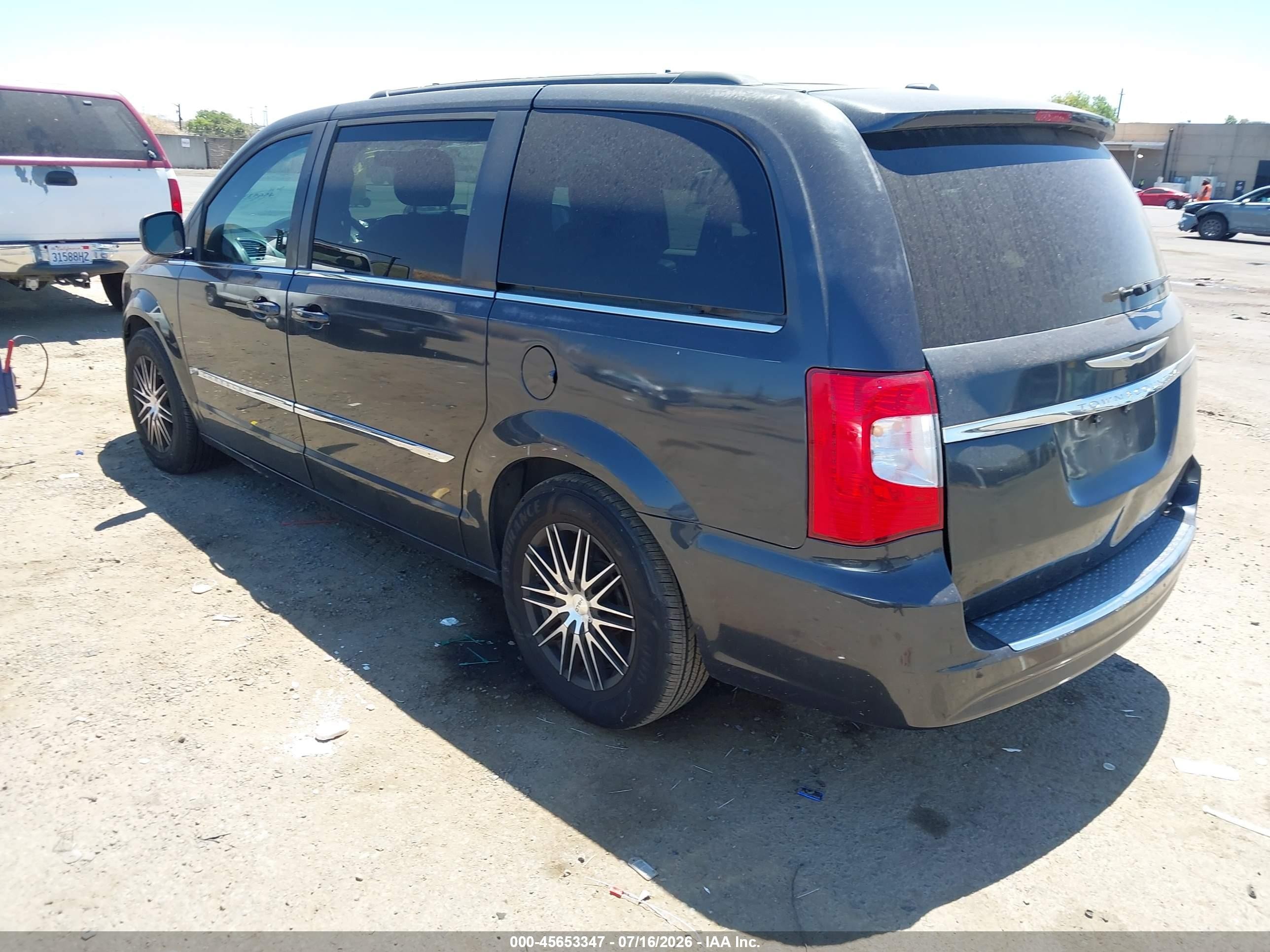 2014 Chrysler Town & Country Touring Gray vin: 2C4RC1BG4ER126079