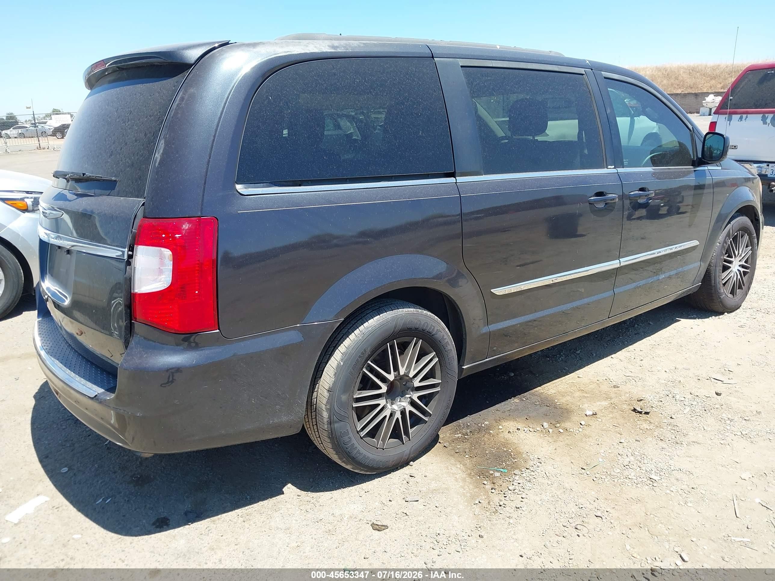 2014 Chrysler Town & Country Touring Gray vin: 2C4RC1BG4ER126079