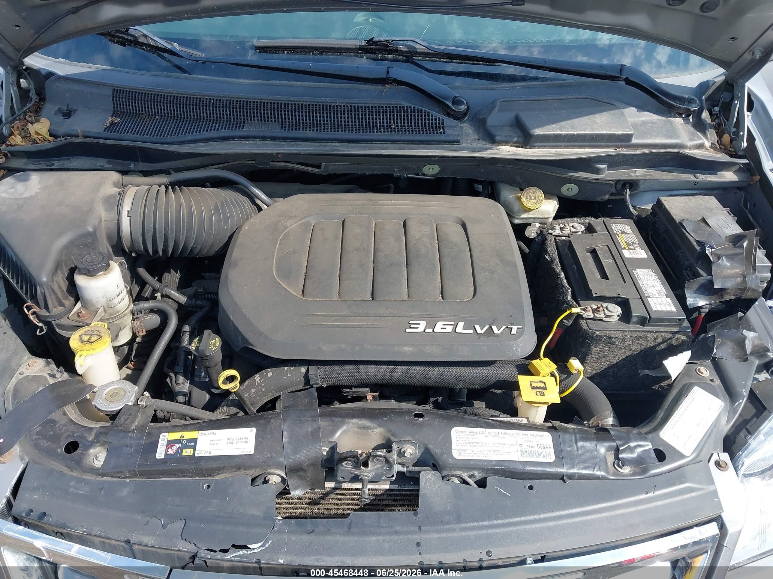 2014 Chrysler Town & Country Touring Серебряный vin: 2C4RC1BG4ER159759