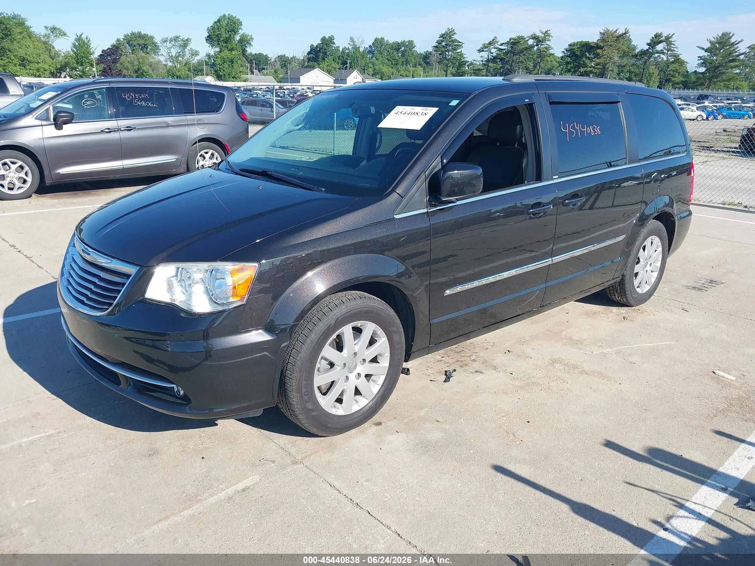 2014 Chrysler Town & Country Touring Black vin: 2C4RC1BG4ER231785