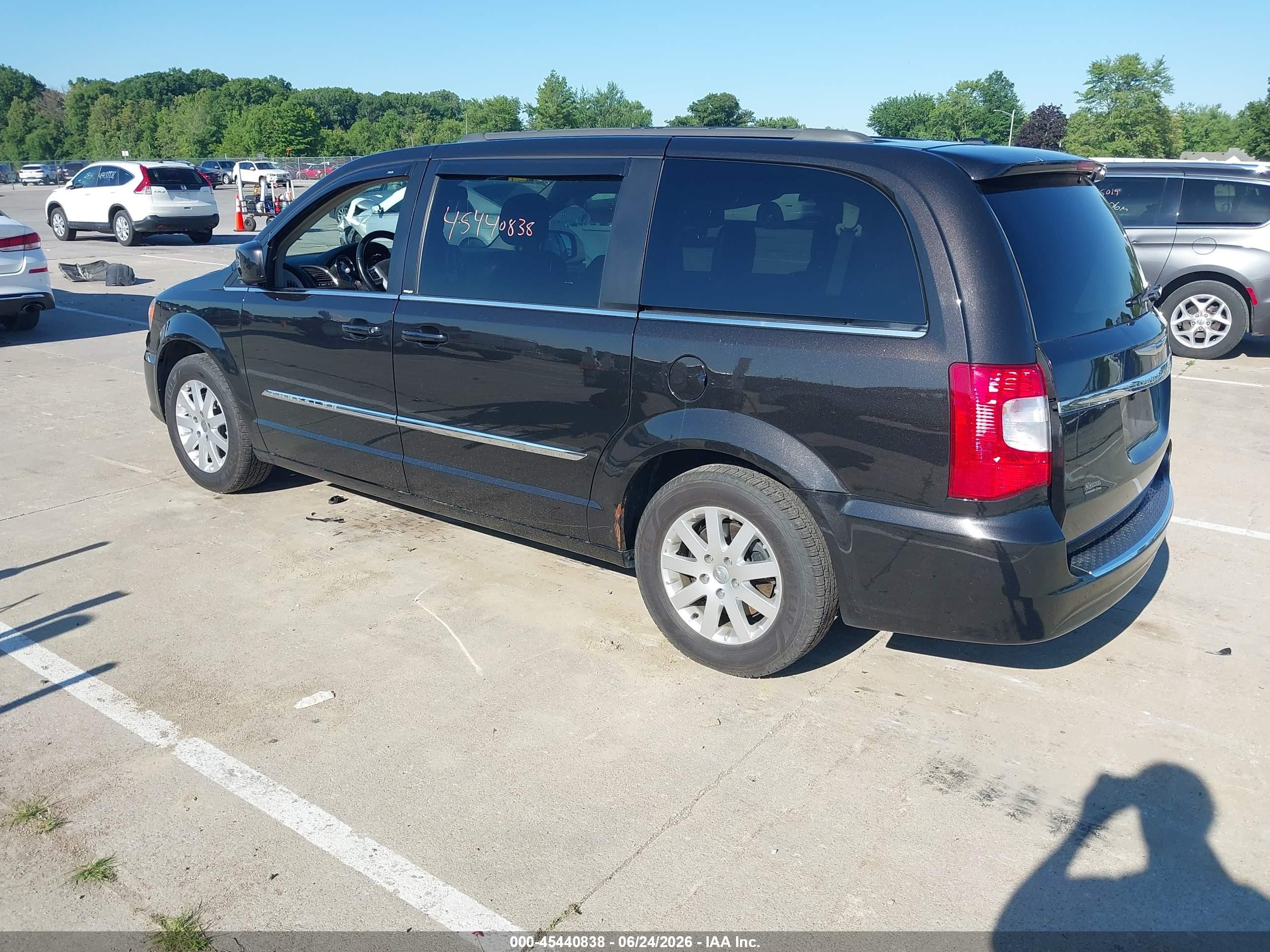 2014 Chrysler Town & Country Touring Black vin: 2C4RC1BG4ER231785