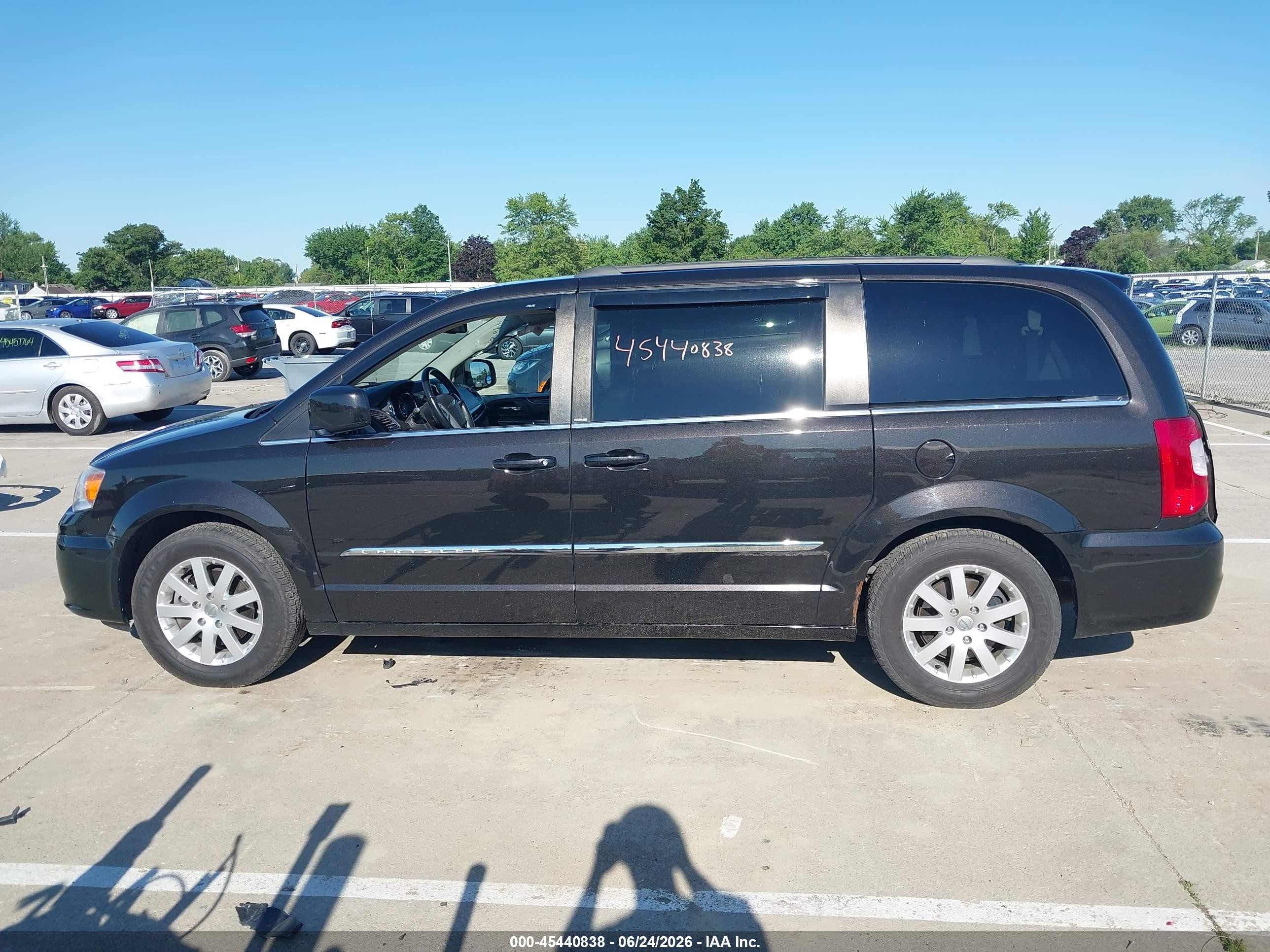 2014 Chrysler Town & Country Touring Black vin: 2C4RC1BG4ER231785