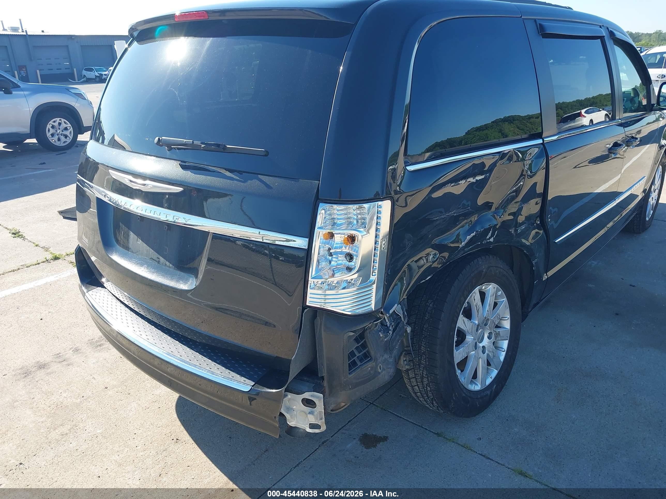 2014 Chrysler Town & Country Touring Black vin: 2C4RC1BG4ER231785