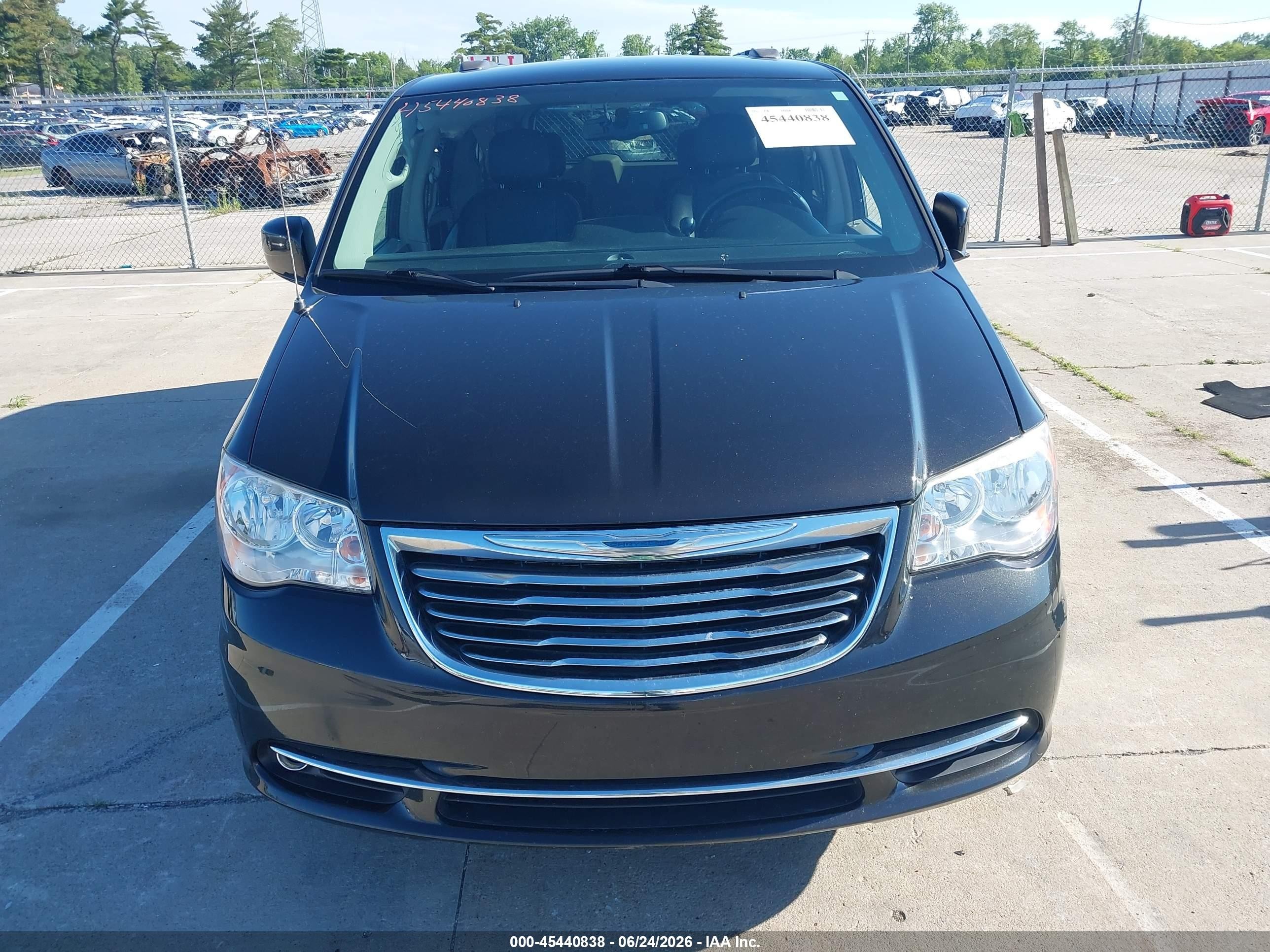2014 Chrysler Town & Country Touring Black vin: 2C4RC1BG4ER231785