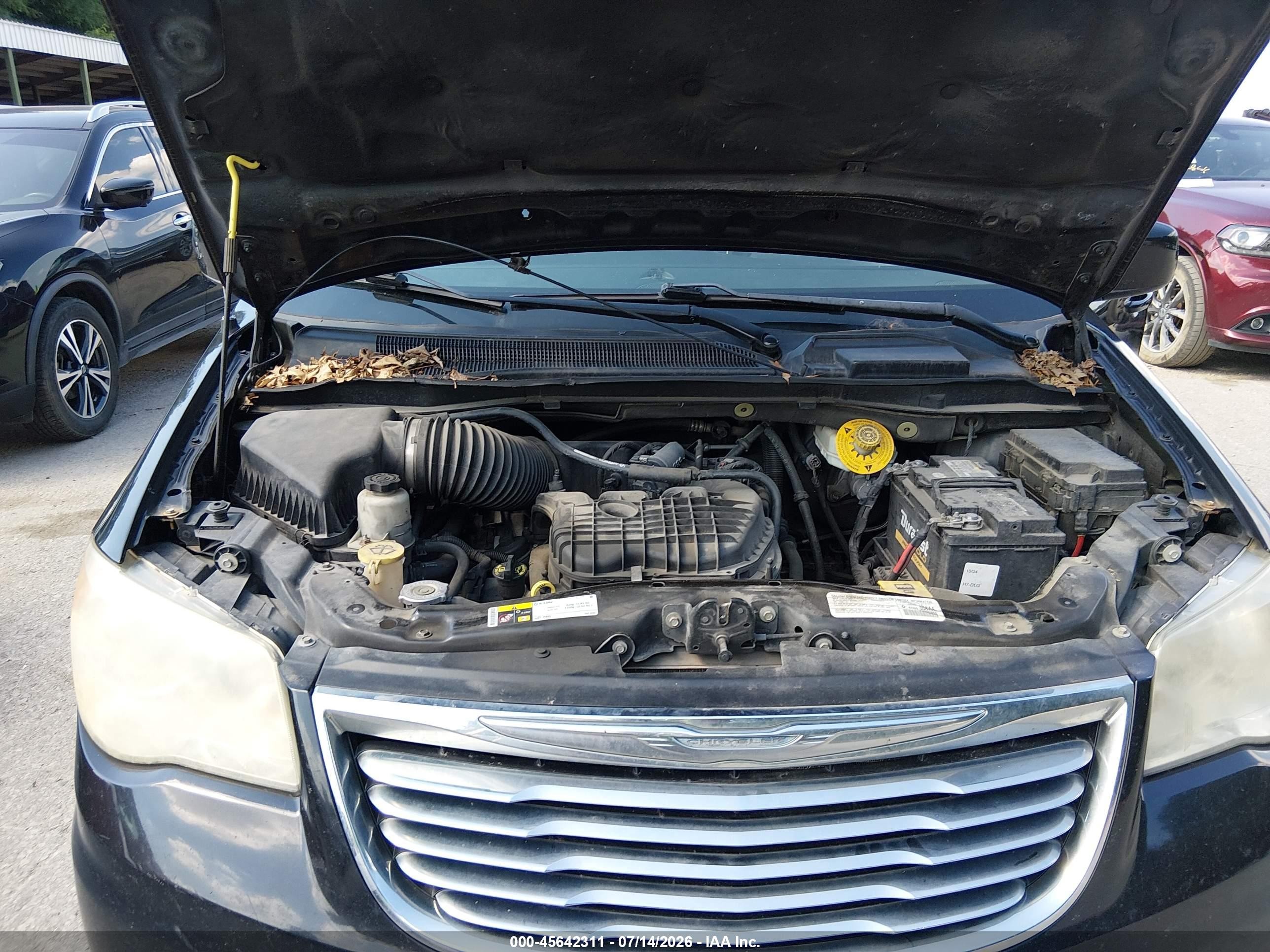2014 Chrysler Town & Country Touring Black vin: 2C4RC1BG4ER293672