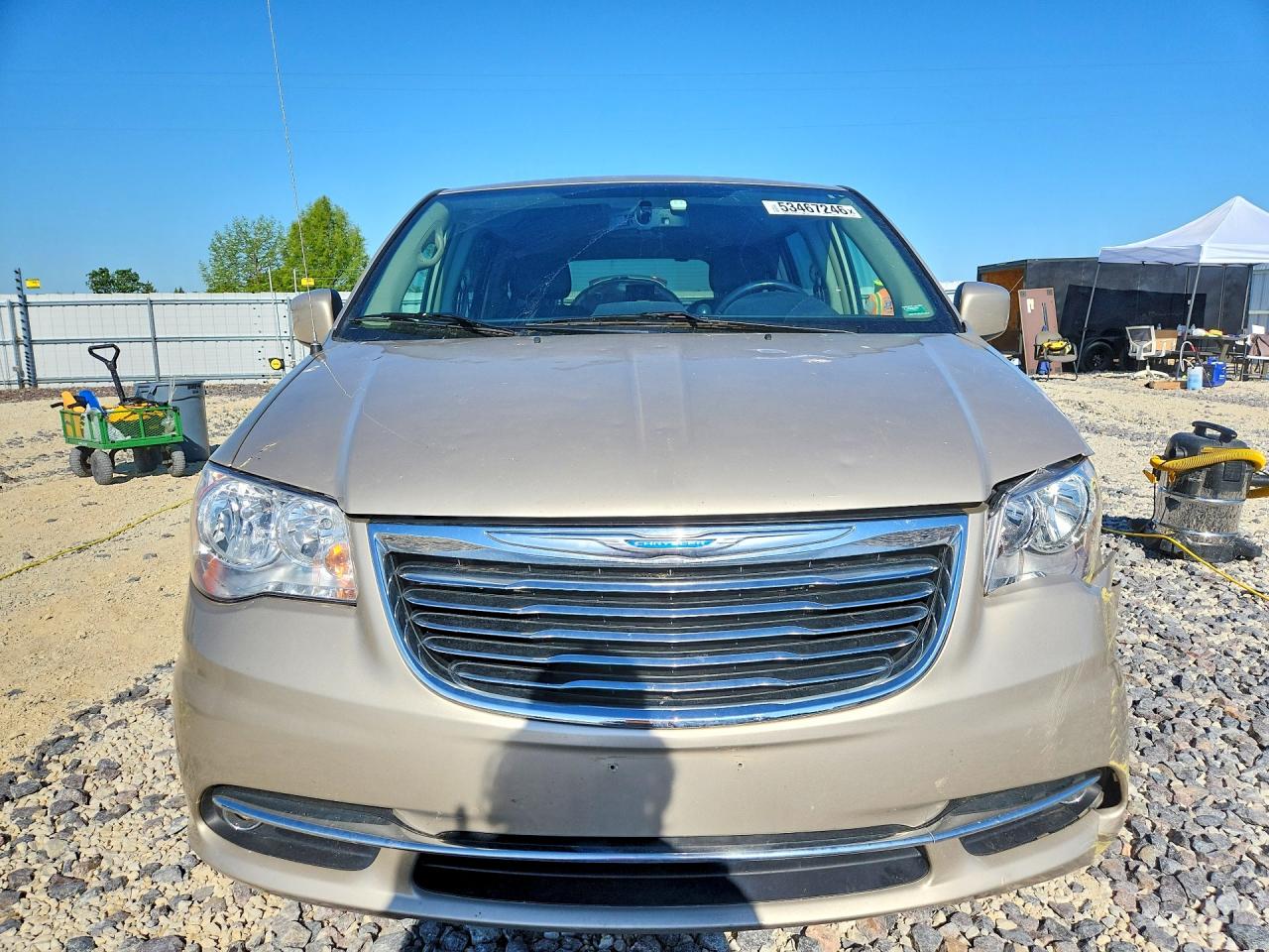 2014 Chrysler Town & Country Touring Серебряный vin: 2C4RC1BG4ER343695