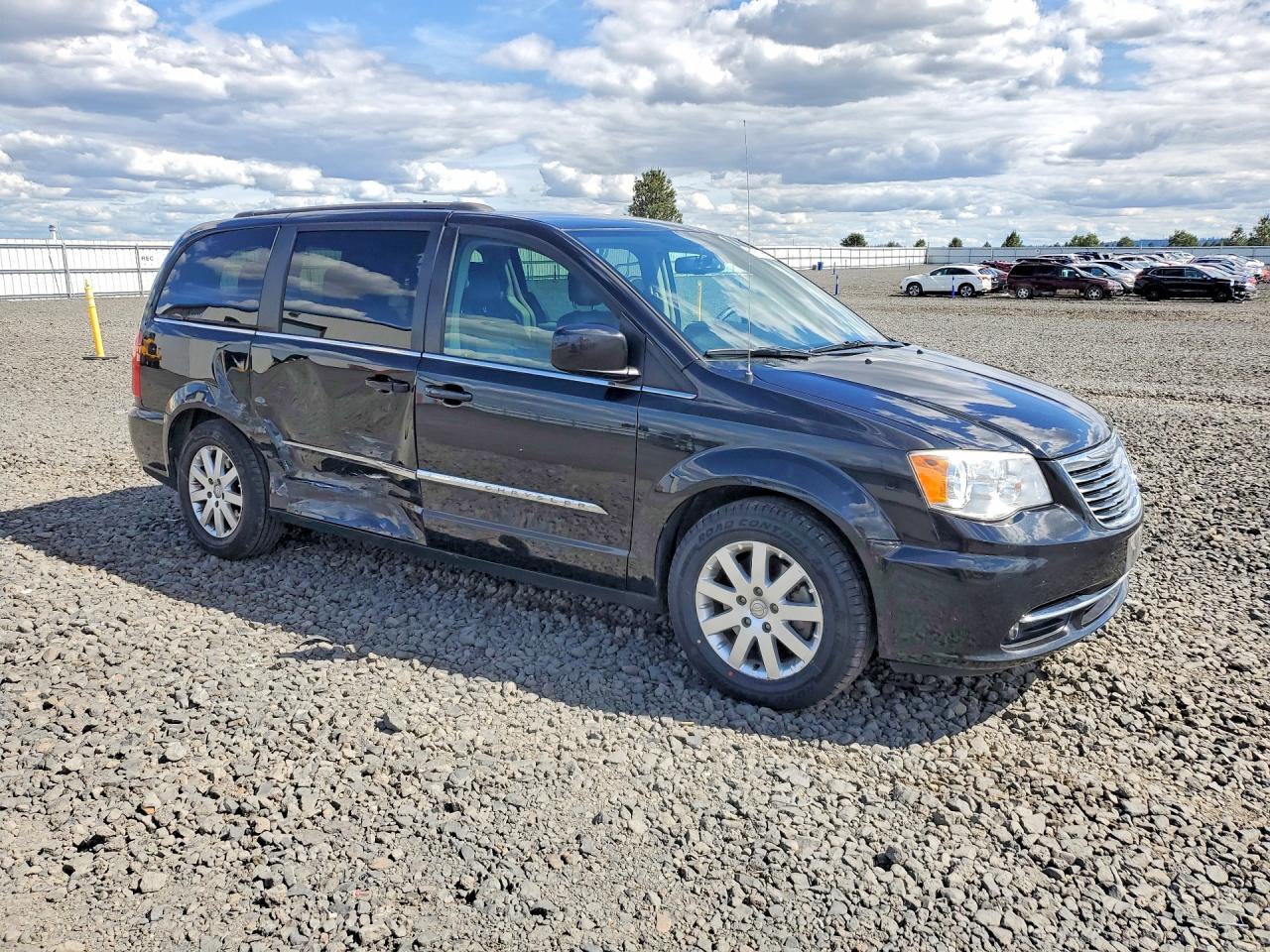 2014 Chrysler Town & Country Touring Черный vin: 2C4RC1BG4ER358262