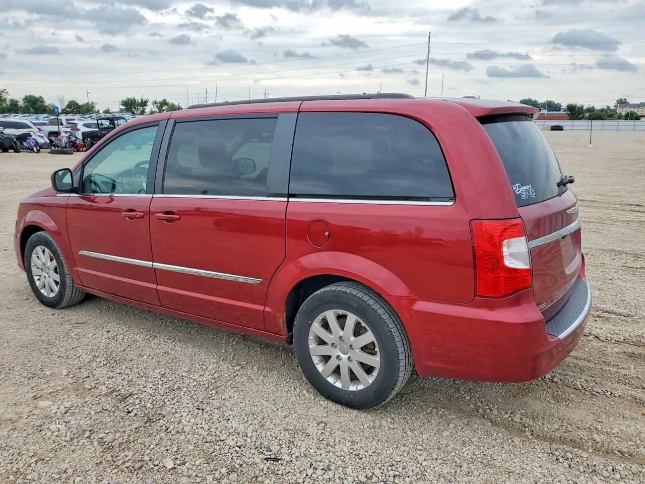 2014 Chrysler Town & Country Touring Burgundy vin: 2C4RC1BG4ER382092