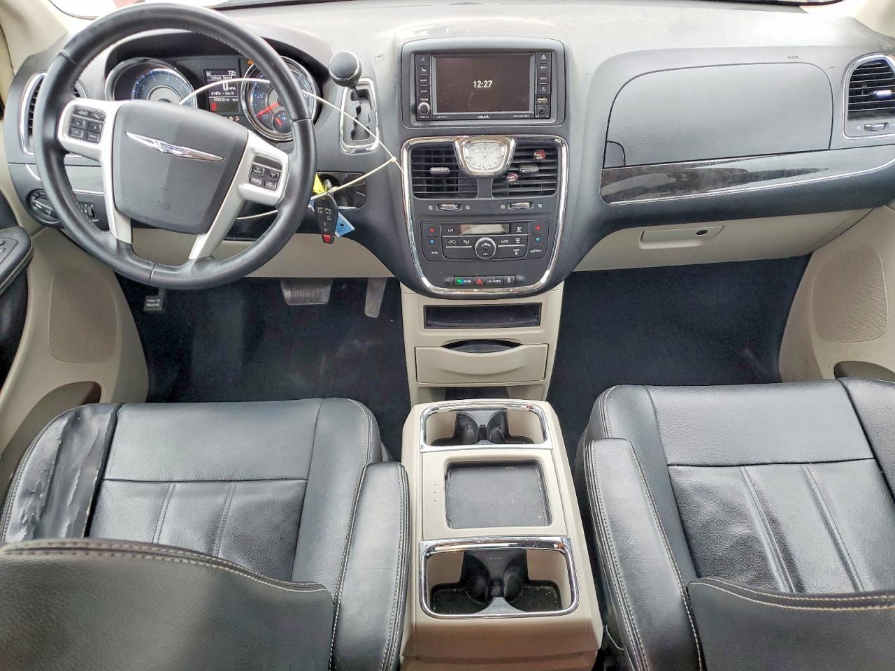 2014 Chrysler Town & Country Touring Burgundy vin: 2C4RC1BG4ER382092