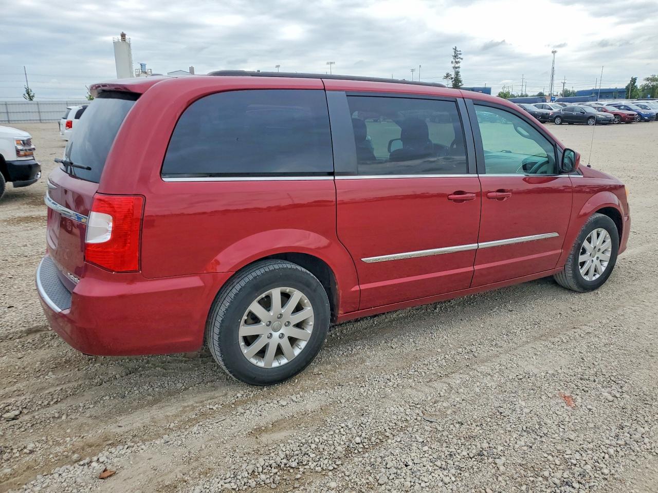 2014 Chrysler Town & Country Touring Burgundy vin: 2C4RC1BG4ER382092