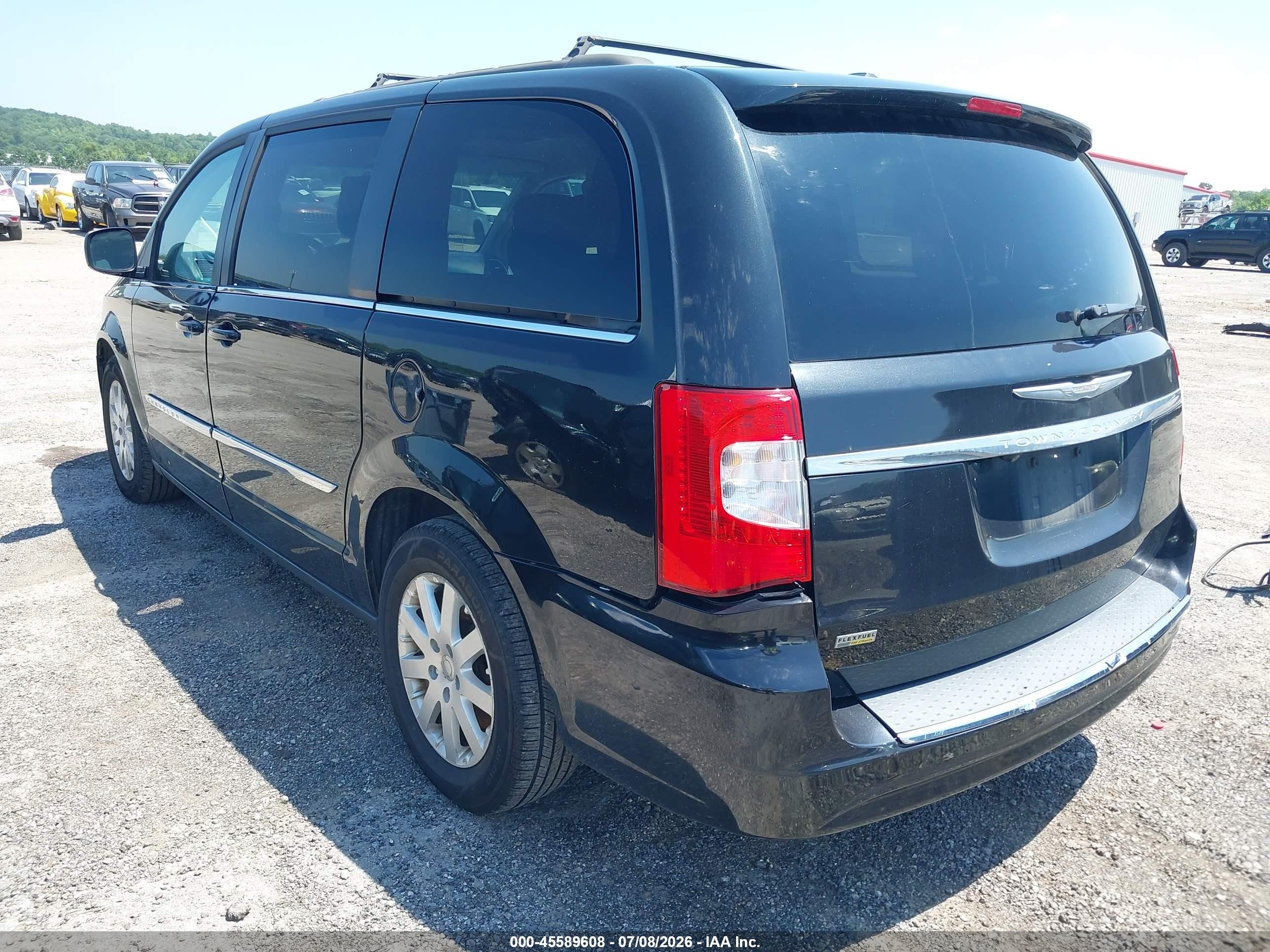 2014 Chrysler Town & Country Touring Black vin: 2C4RC1BG4ER398549