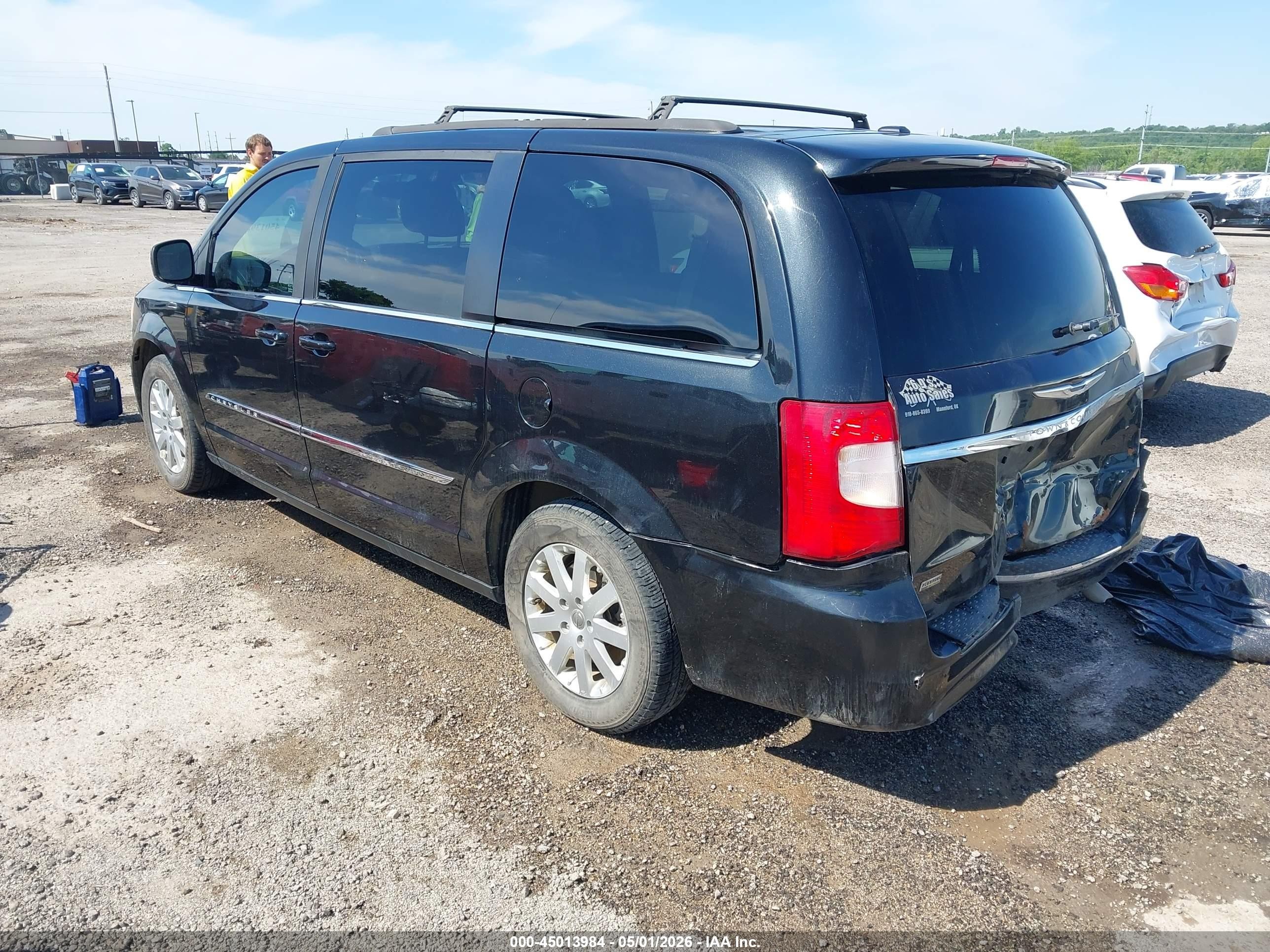 2014 Chrysler Town & Country Touring Black vin: 2C4RC1BG4ER436359