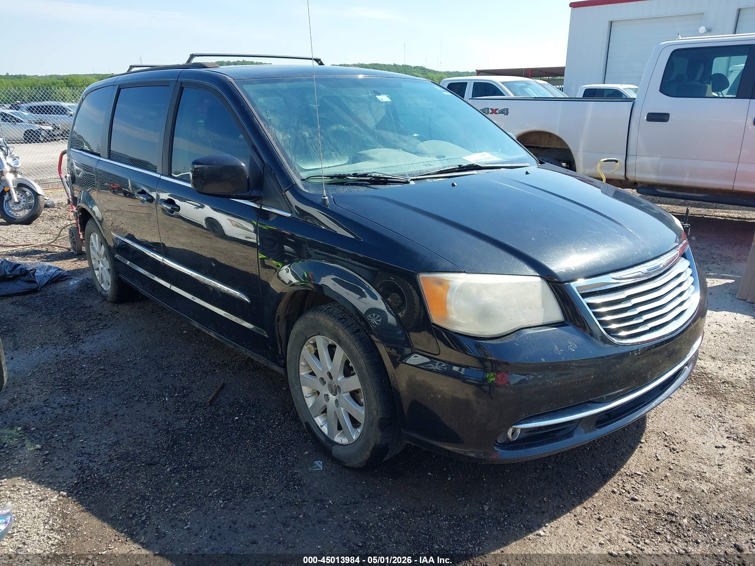 2014 Chrysler Town & Country Touring Black vin: 2C4RC1BG4ER436359