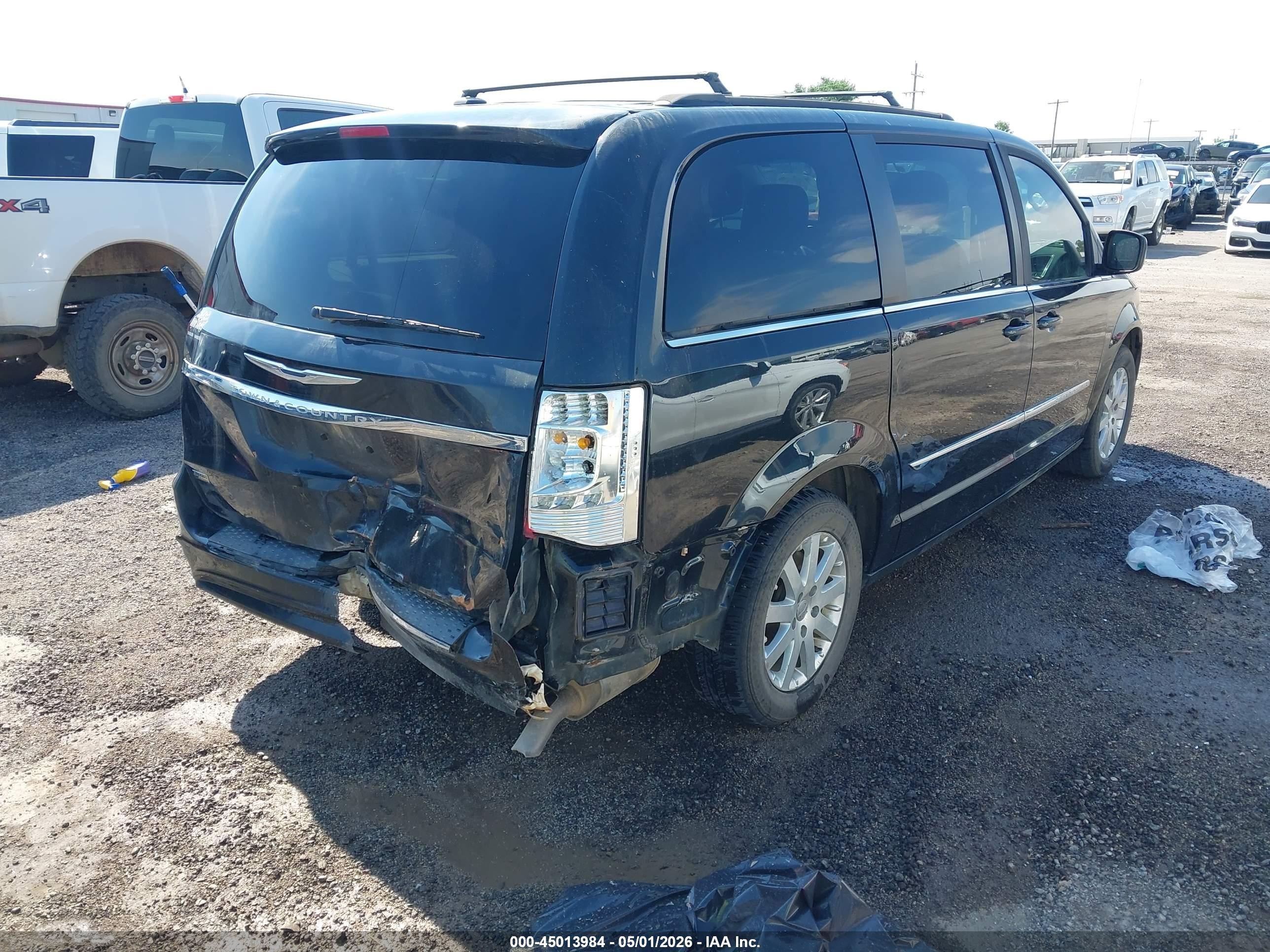 2014 Chrysler Town & Country Touring Black vin: 2C4RC1BG4ER436359