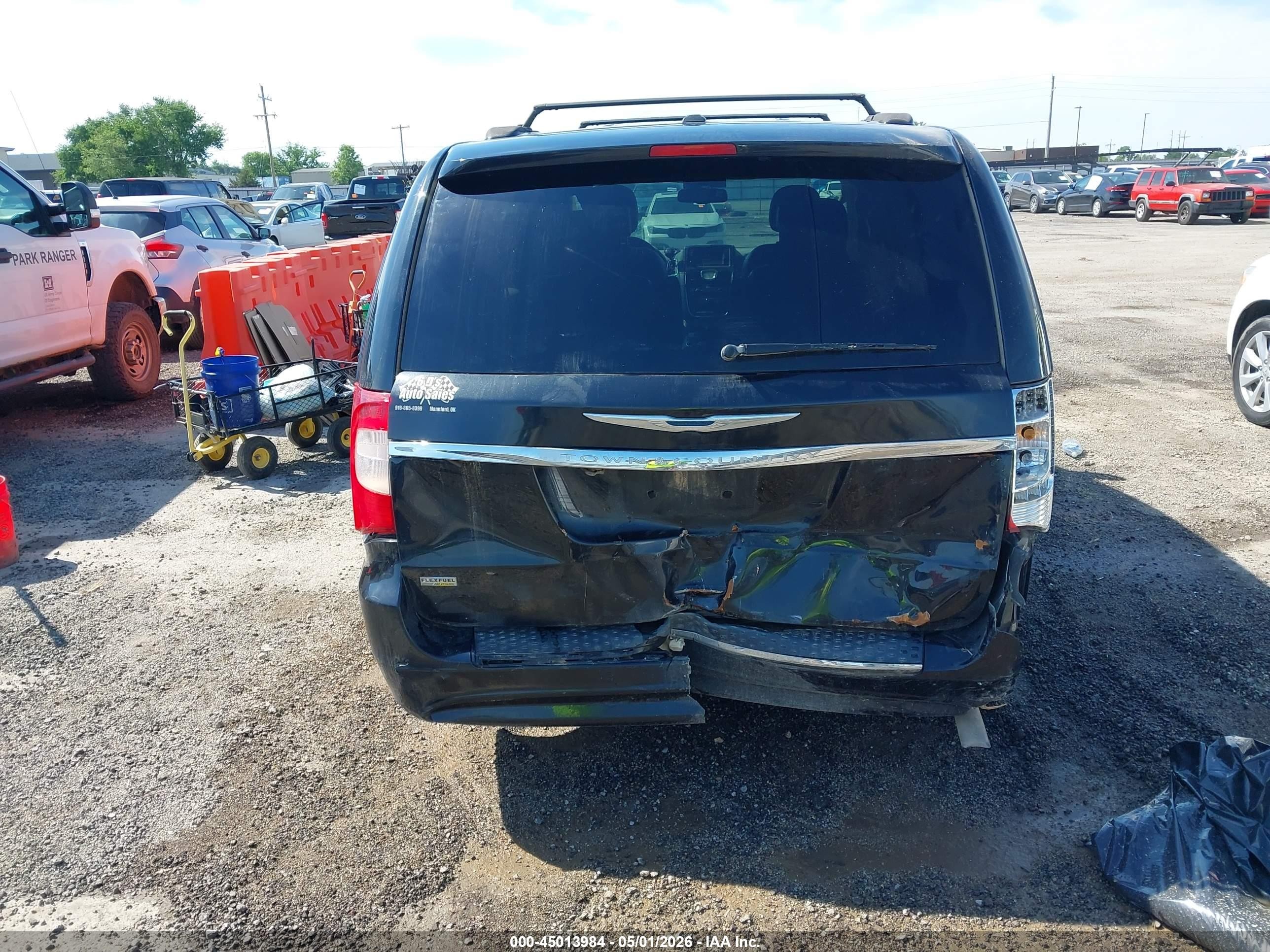 2014 Chrysler Town & Country Touring Black vin: 2C4RC1BG4ER436359