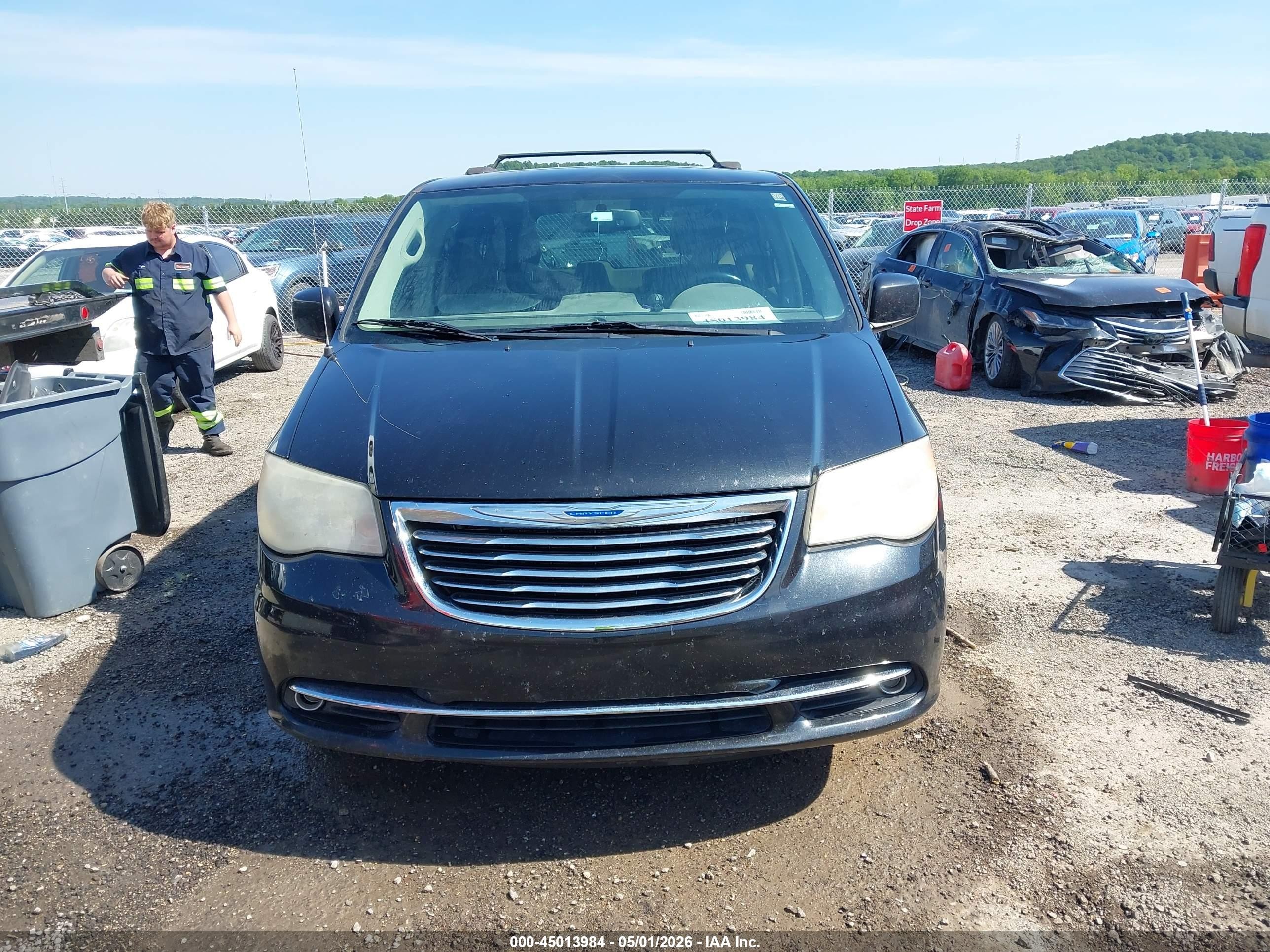 2014 Chrysler Town & Country Touring Black vin: 2C4RC1BG4ER436359