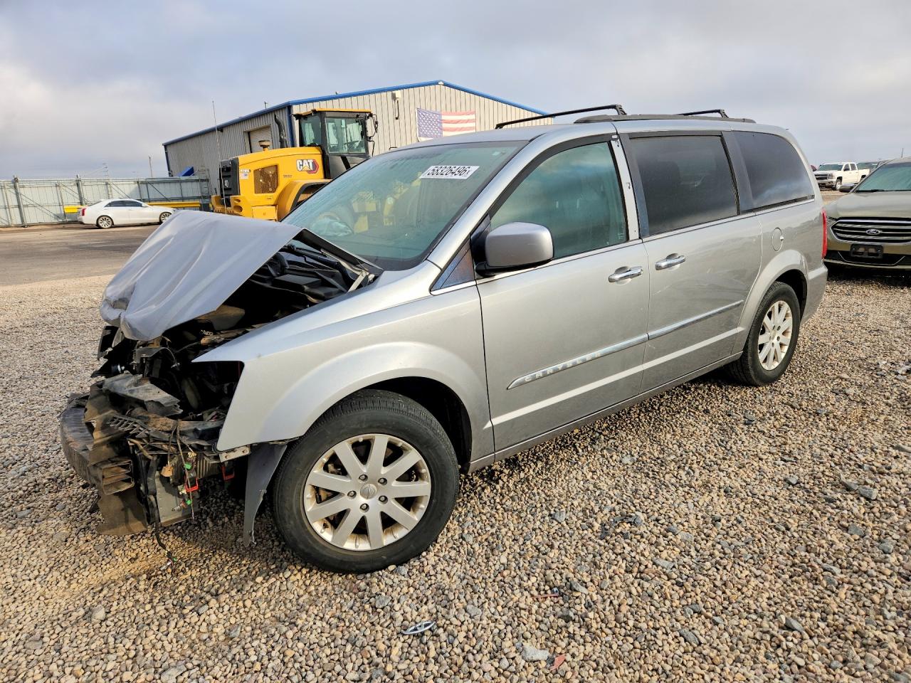 2015 Chrysler Town & Country Touring Silver vin: 2C4RC1BG4FR676335