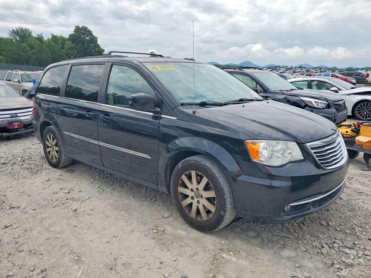 2015 Chrysler Town & Country Touring Black vin: 2C4RC1BG4FR694298