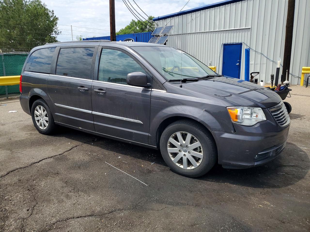 2015 Chrysler Town & Country Touring Угольный vin: 2C4RC1BG4FR717725