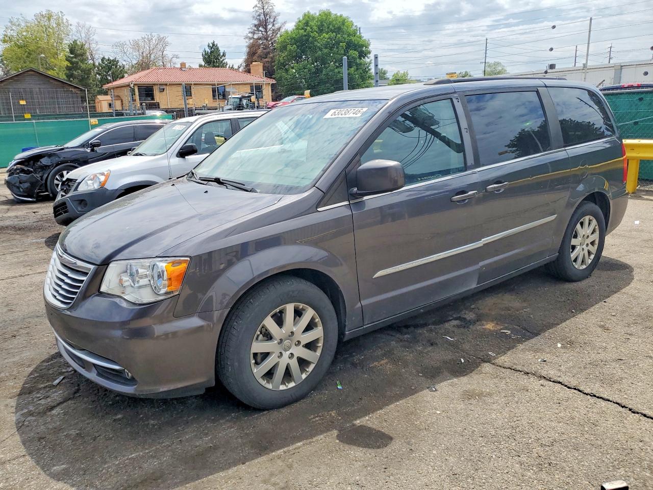2015 Chrysler Town & Country Touring Угольный vin: 2C4RC1BG4FR717725