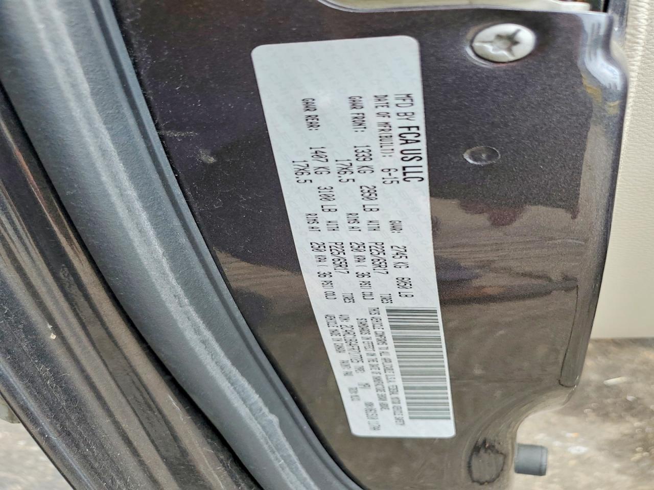 2015 Chrysler Town & Country Touring Угольный vin: 2C4RC1BG4FR717725