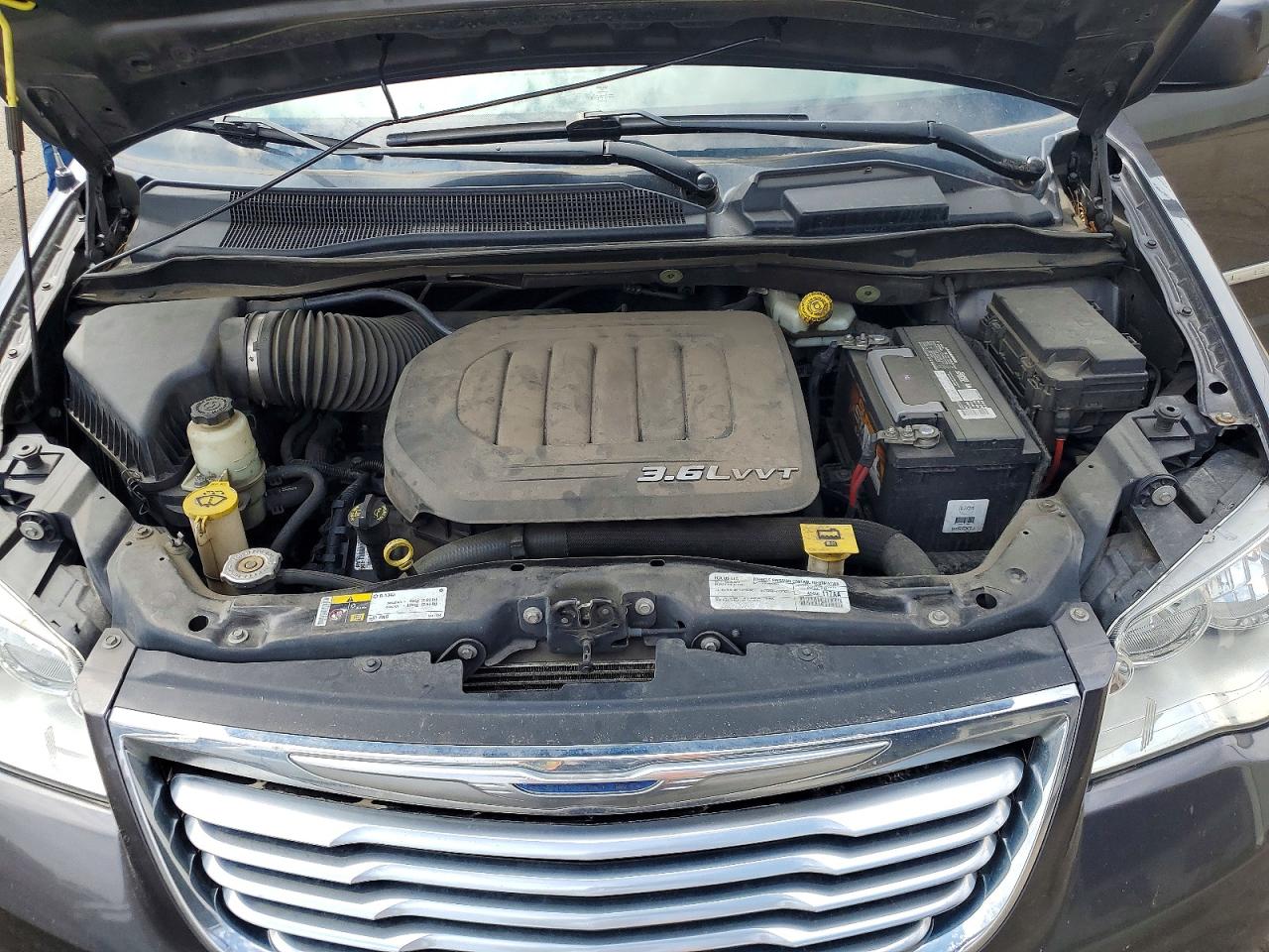 2015 Chrysler Town & Country Touring Угольный vin: 2C4RC1BG4FR717725