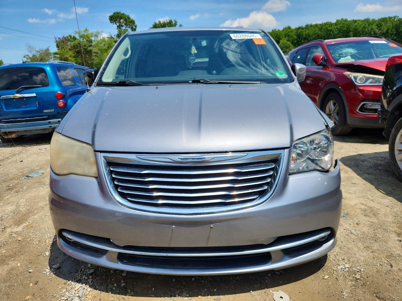 2016 Chrysler Town & Country Touring Silver vin: 2C4RC1BG4GR173597