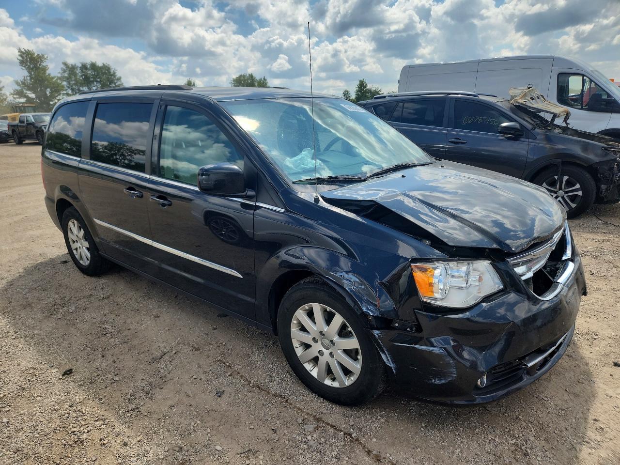 2016 Chrysler Town & Country Touring Black vin: 2C4RC1BG4GR177309