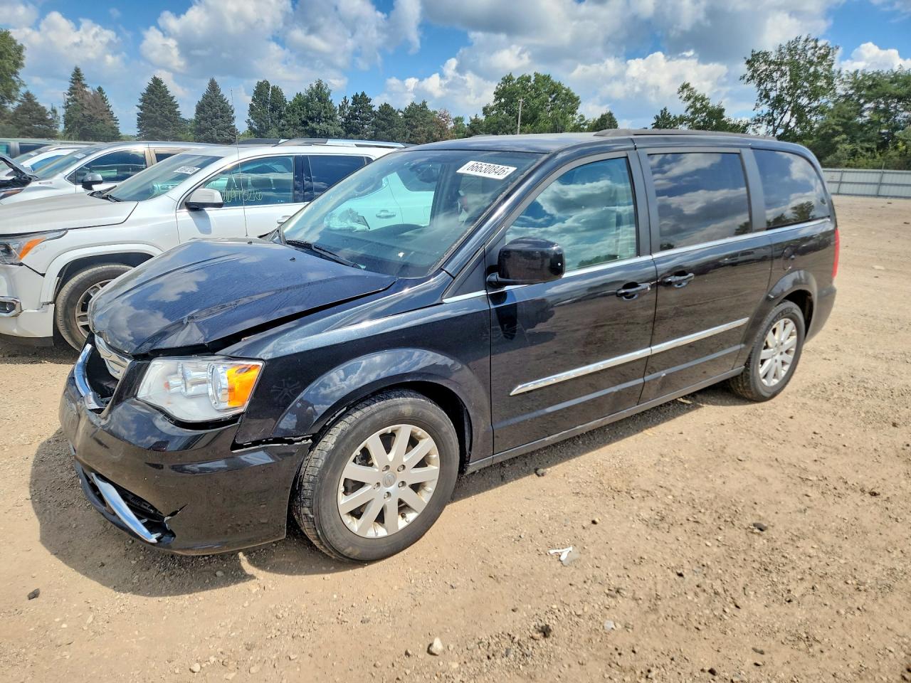 2016 Chrysler Town & Country Touring Black vin: 2C4RC1BG4GR177309