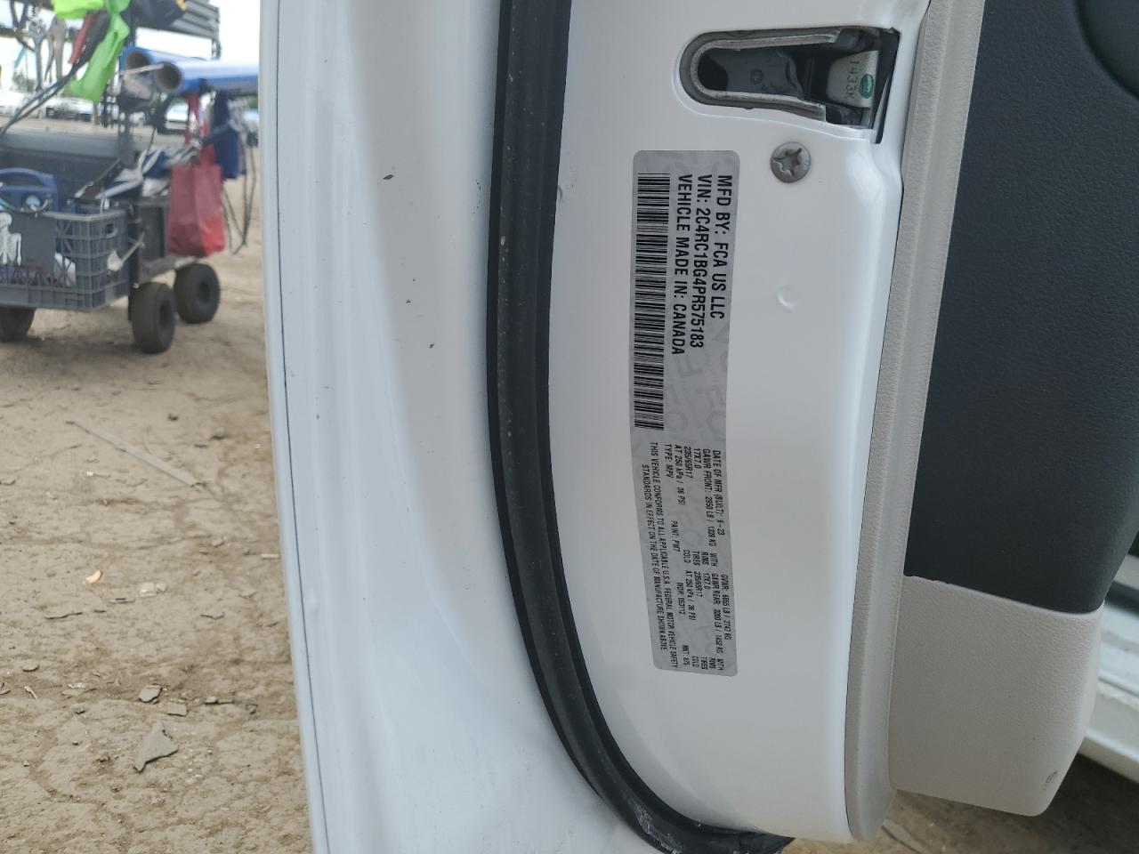 2023 Chrysler Pacifica Touring L White vin: 2C4RC1BG4PR575183
