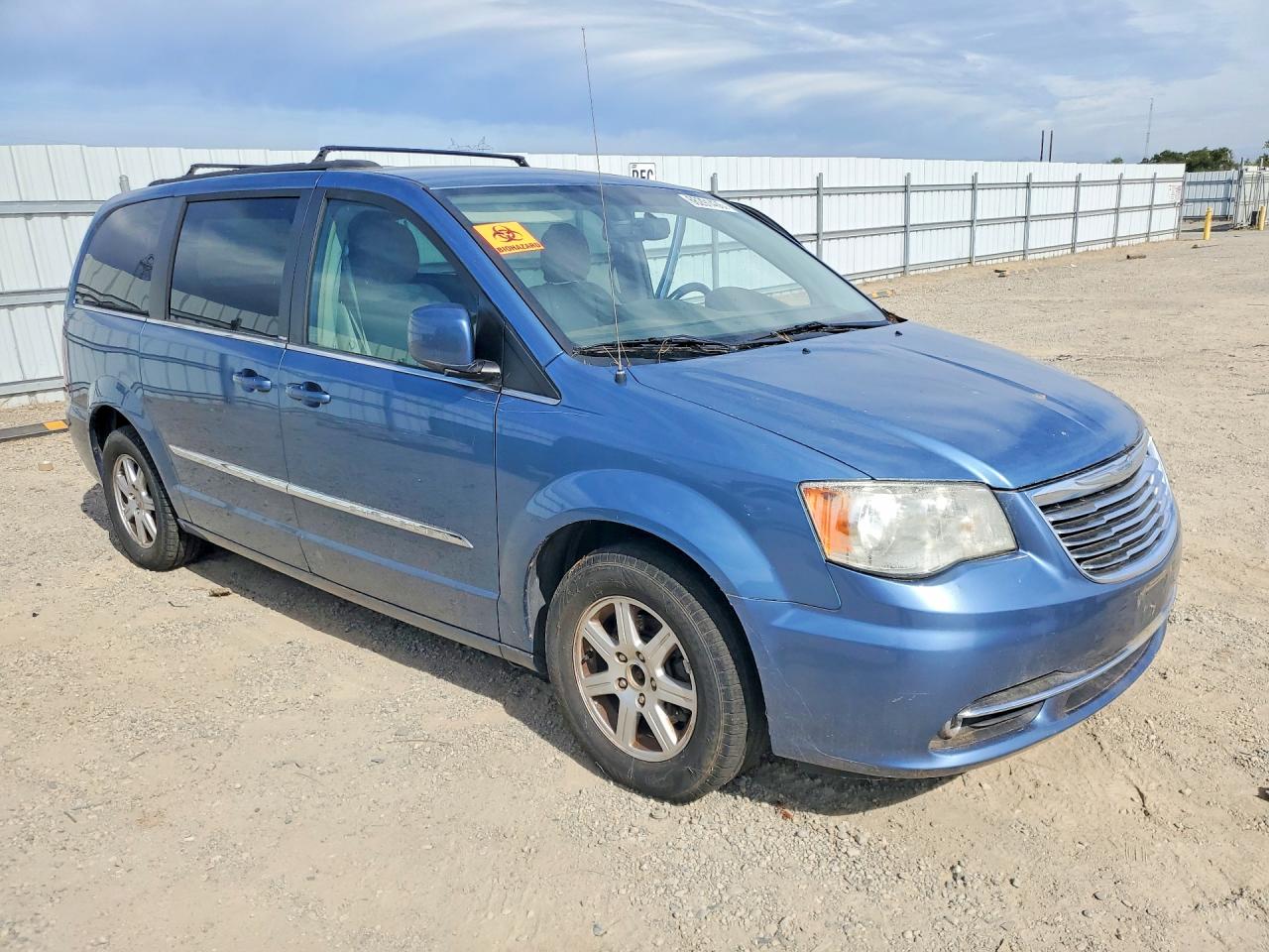 2012 Chrysler Town & Country Touring Синий vin: 2C4RC1BG5CR200722