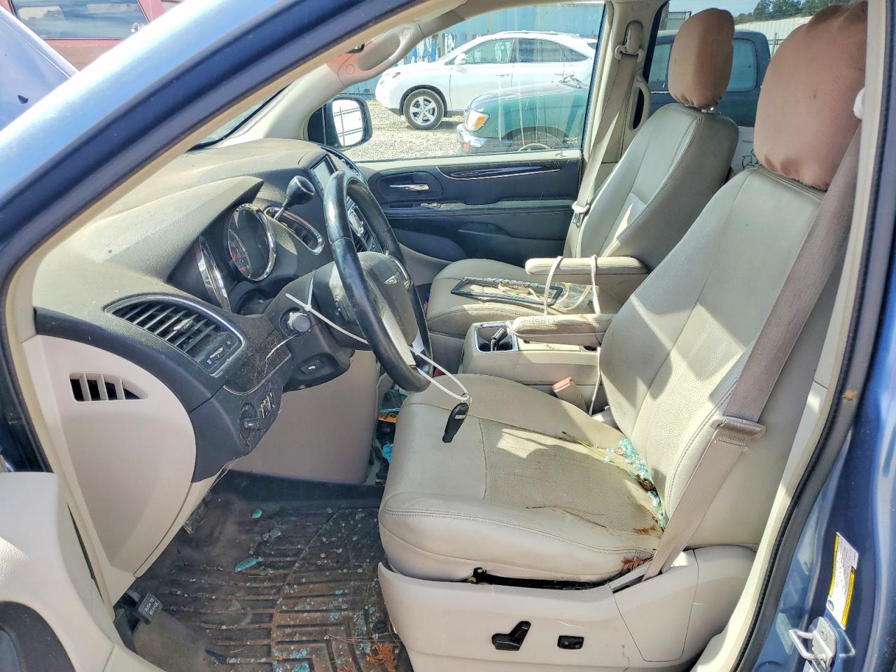 2012 Chrysler Town & Country Touring Синий vin: 2C4RC1BG5CR200722