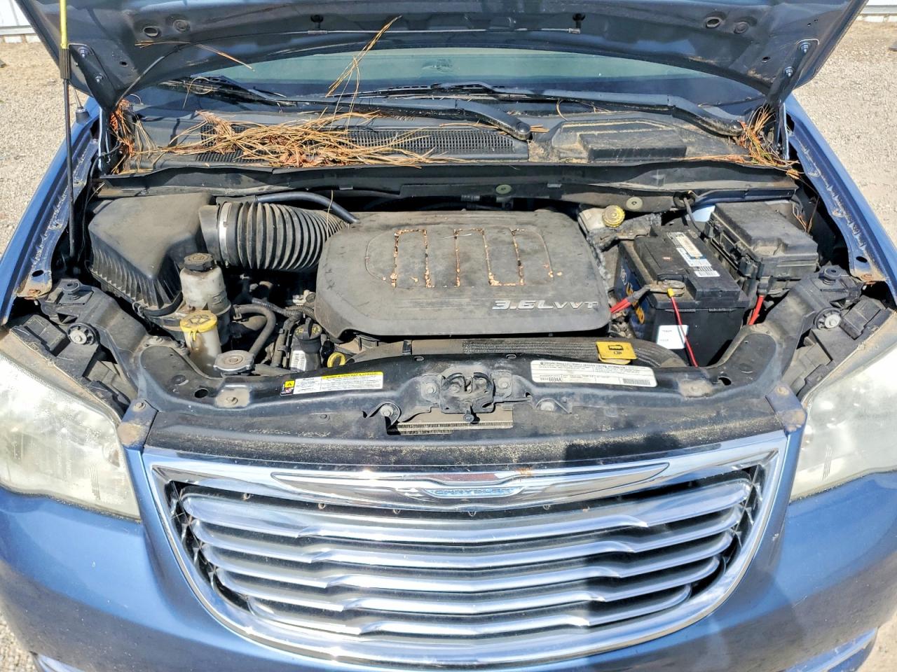 2012 Chrysler Town & Country Touring Синий vin: 2C4RC1BG5CR200722
