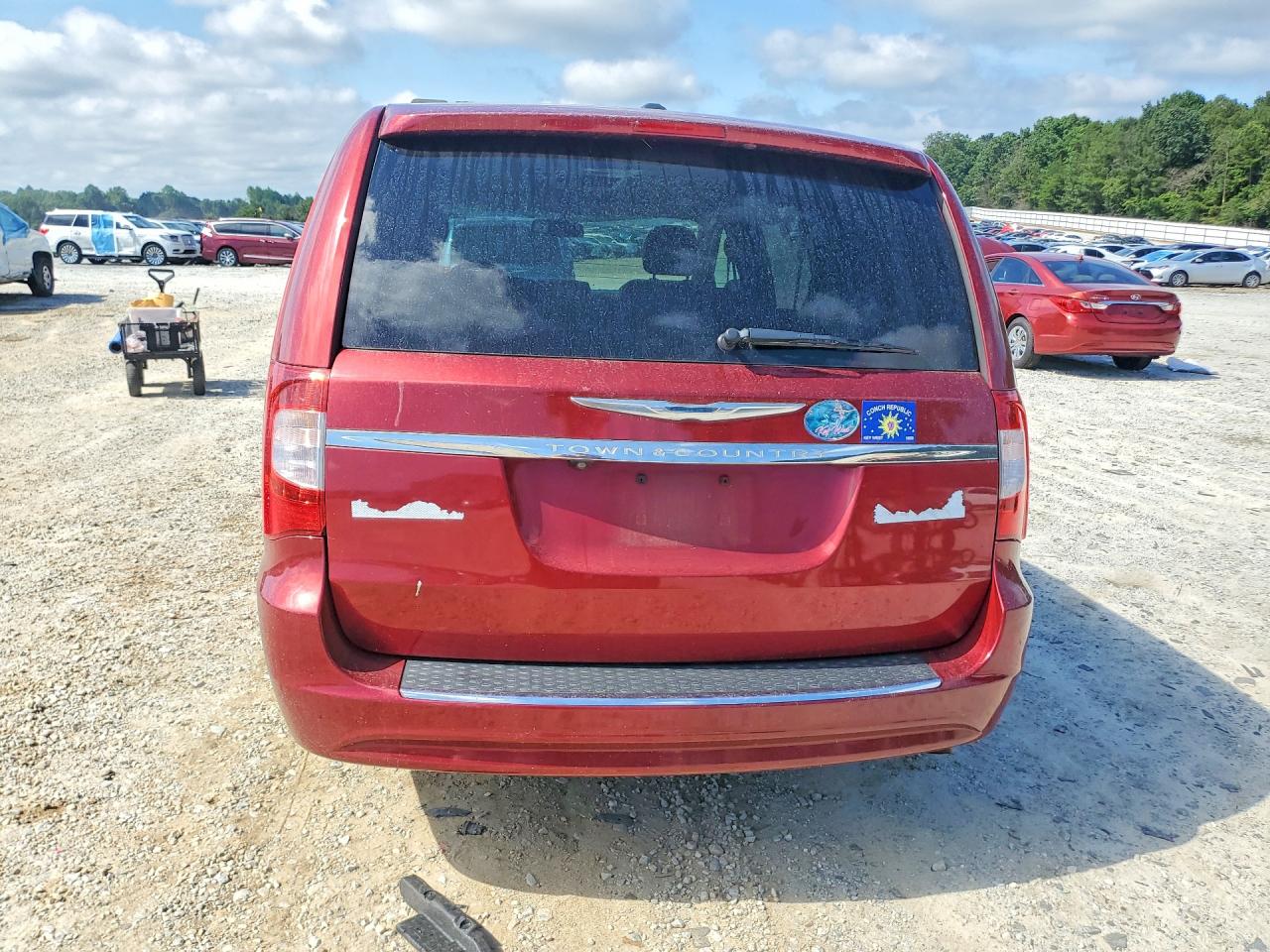 2013 Chrysler Town & Country Touring Maroon vin: 2C4RC1BG5DR559814