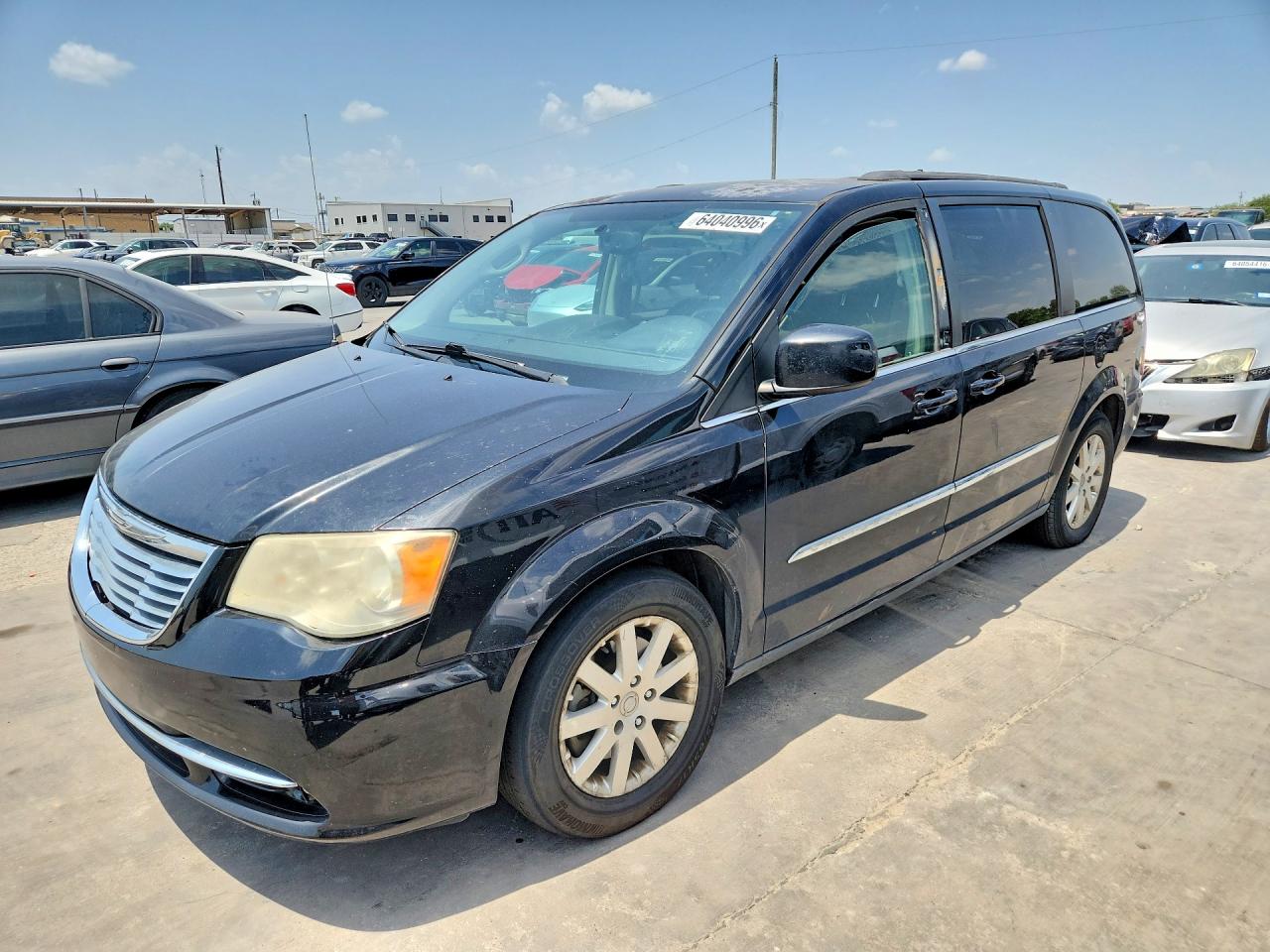 2013 Chrysler Town & Country Touring Черный vin: 2C4RC1BG5DR605688