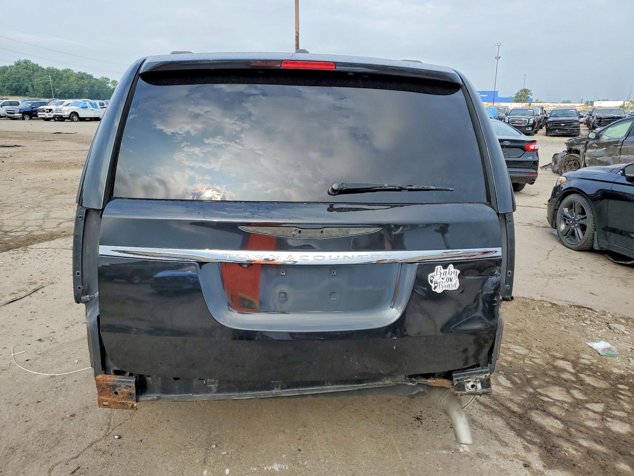2013 Chrysler Town & Country Touring Black vin: 2C4RC1BG5DR694243
