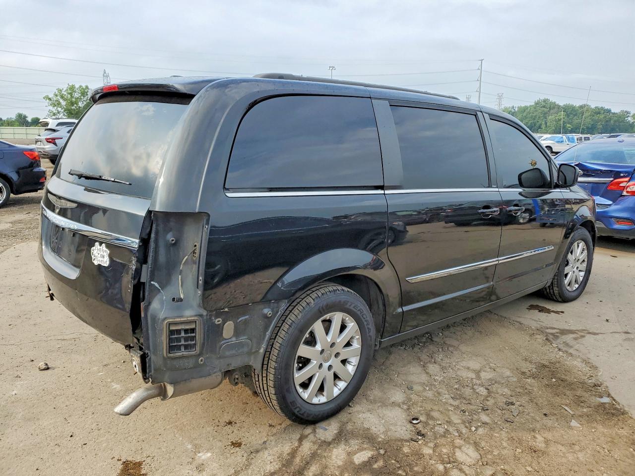 2013 Chrysler Town & Country Touring Black vin: 2C4RC1BG5DR694243