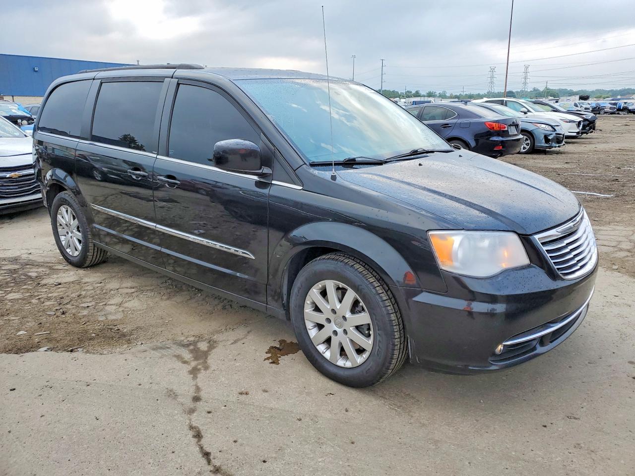 2013 Chrysler Town & Country Touring Black vin: 2C4RC1BG5DR694243