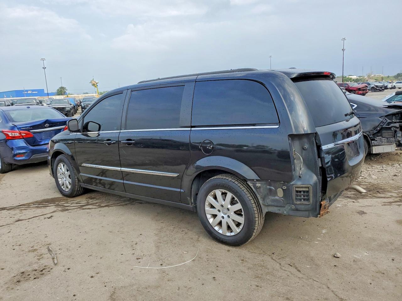 2013 Chrysler Town & Country Touring Black vin: 2C4RC1BG5DR694243