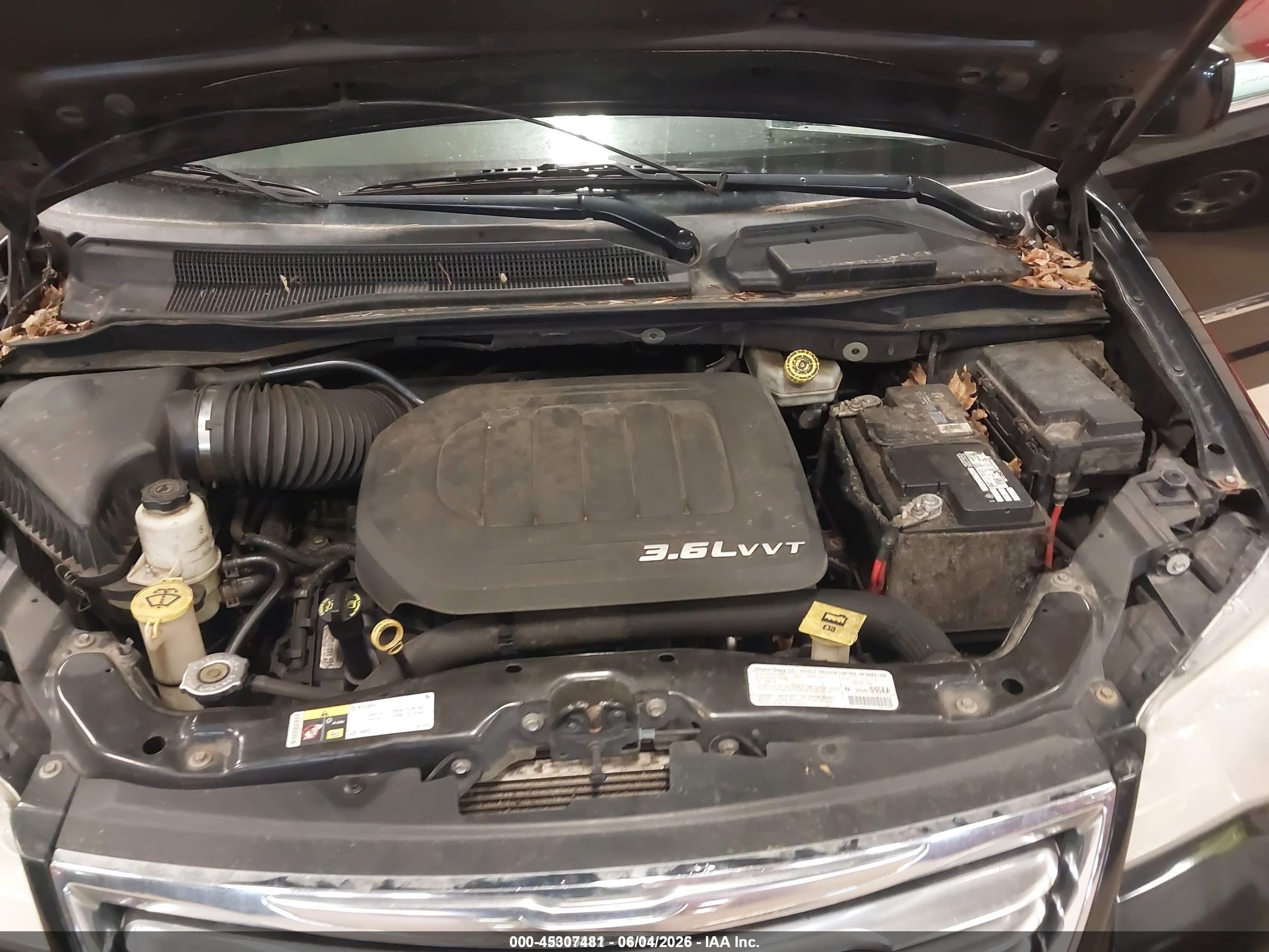 2013 Chrysler Town & Country Touring Black vin: 2C4RC1BG5DR696431