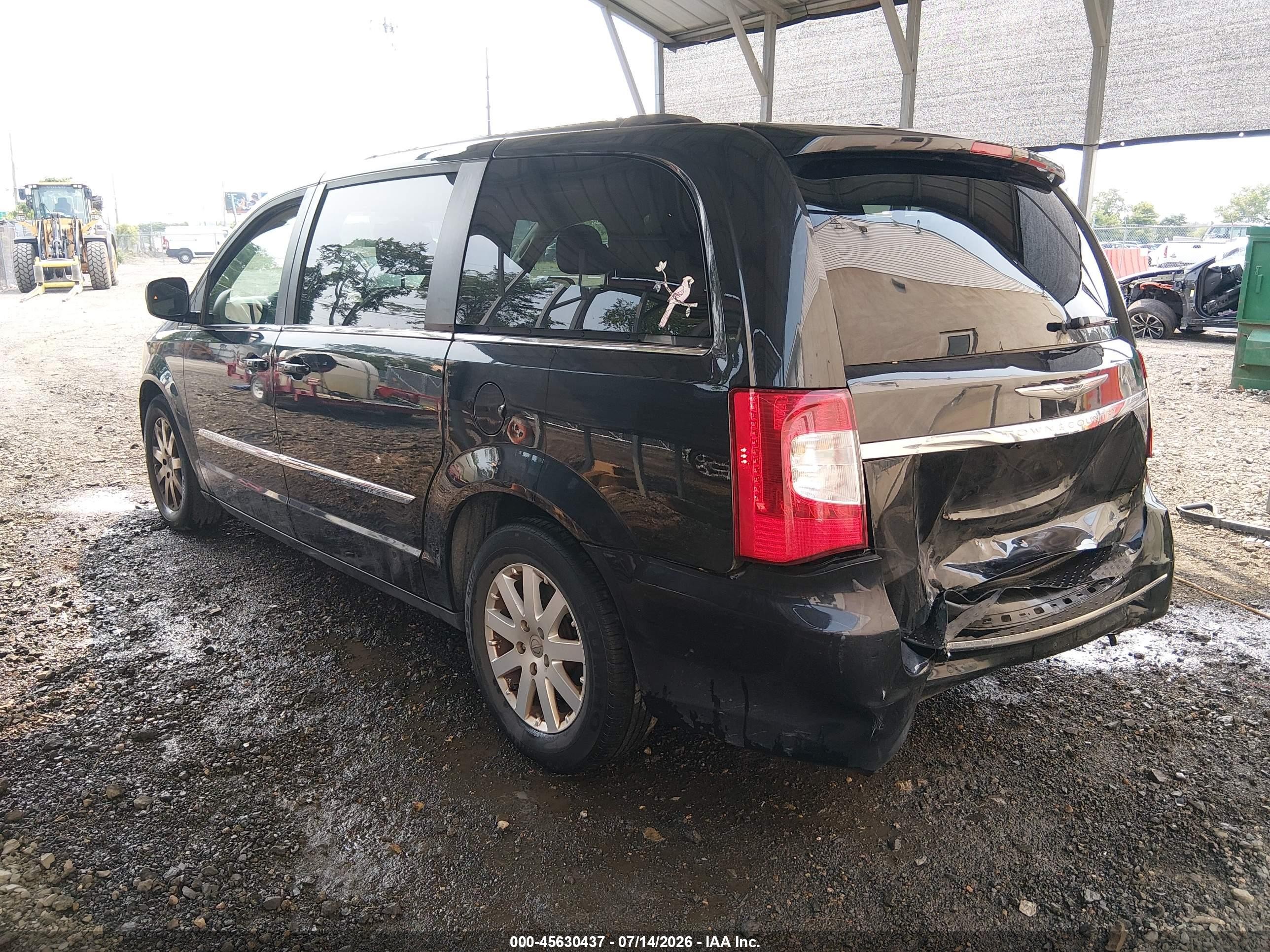 2013 Chrysler Town & Country Touring Черный vin: 2C4RC1BG5DR722994