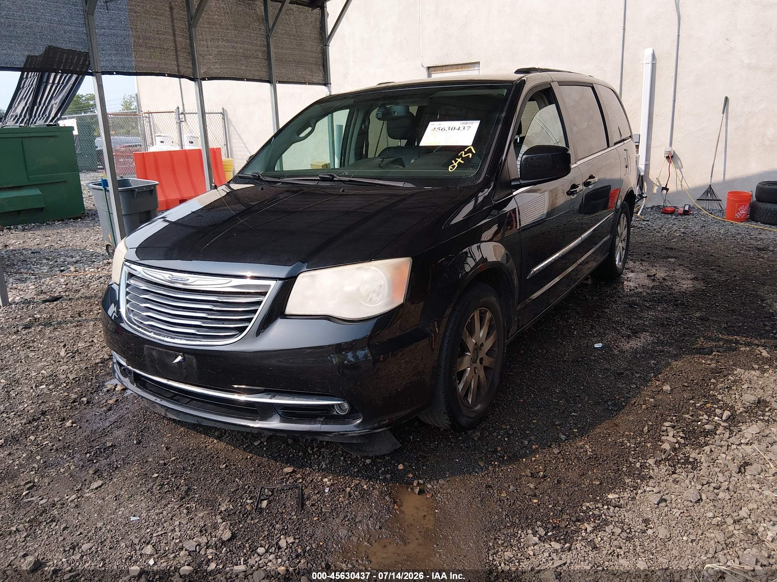 2013 Chrysler Town & Country Touring Черный vin: 2C4RC1BG5DR722994